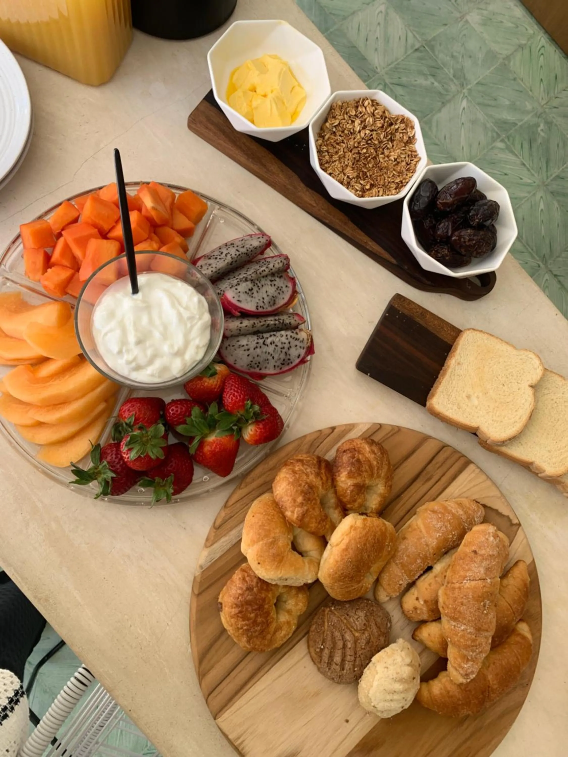 Food and drinks in Casa Magu Merida