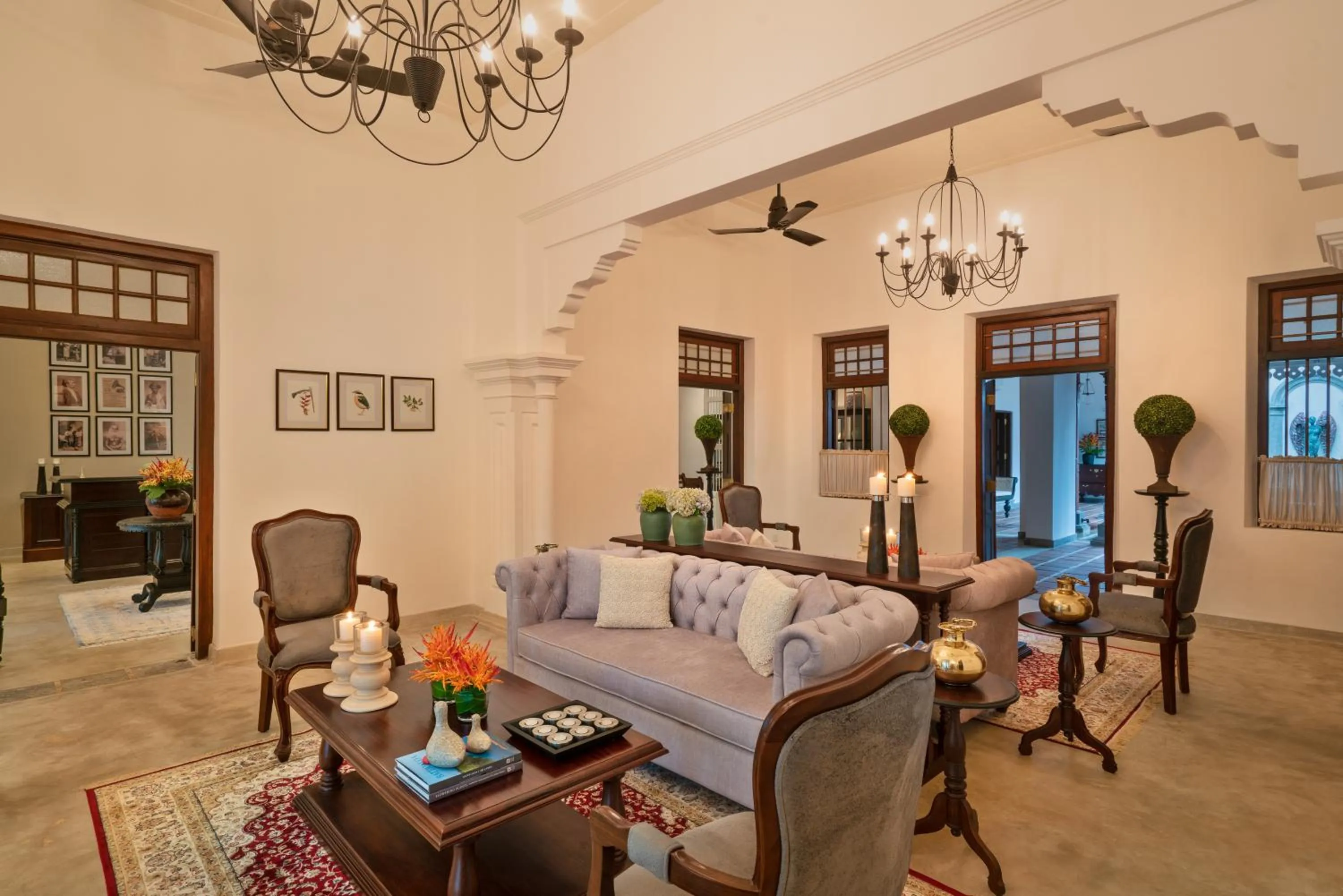 Living room in Ceylo Villas