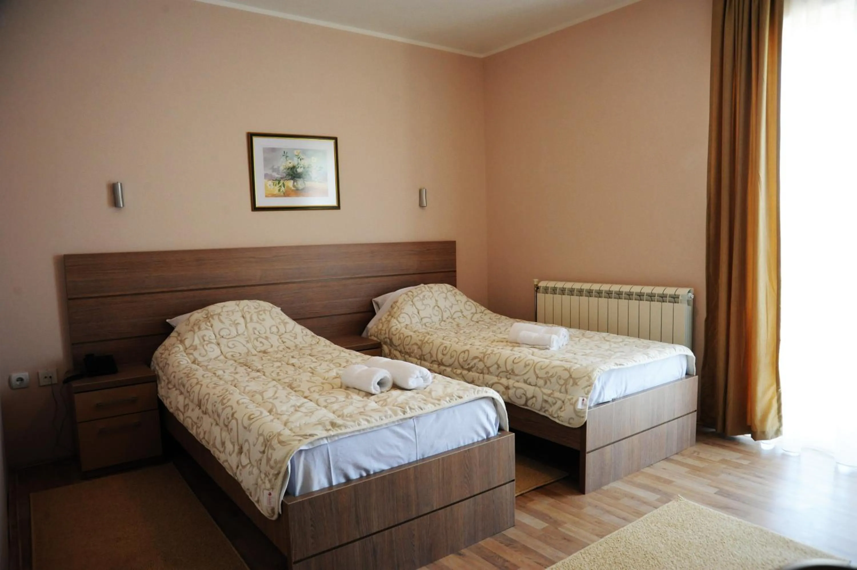 Bed in Garni Hotel Crystal Ice