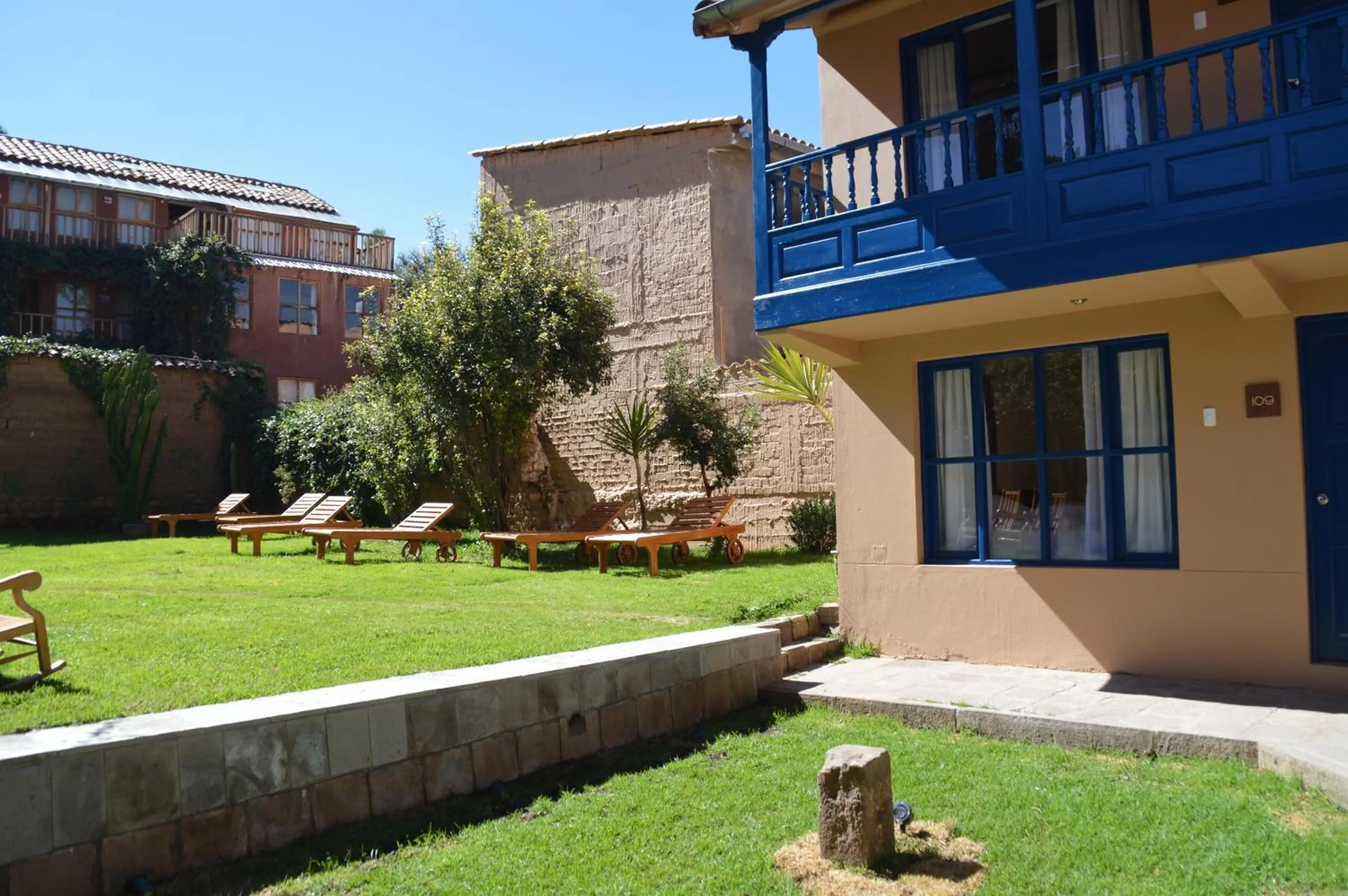 Garden in Tierra Viva Cusco San Blas