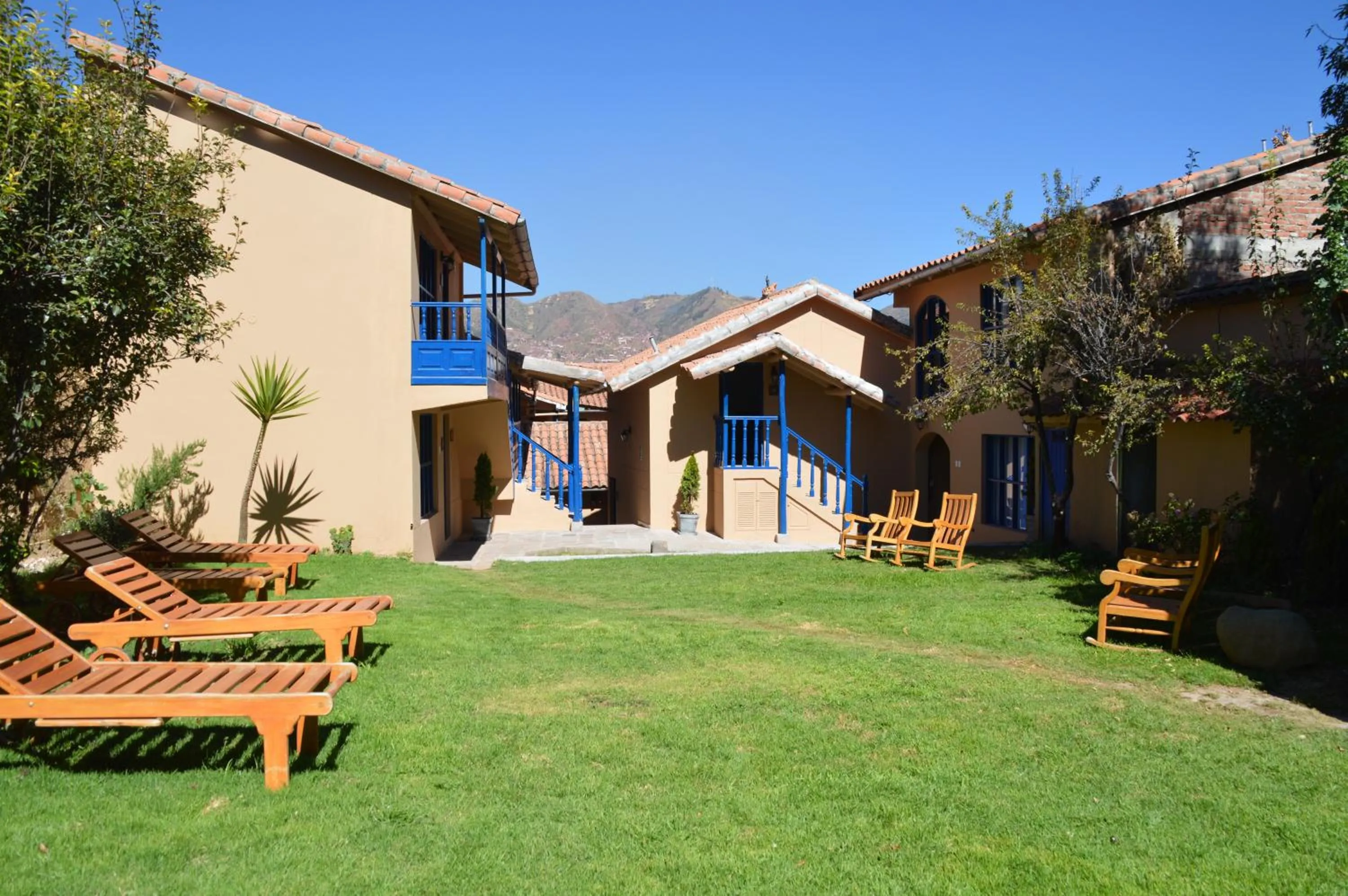 Garden in Tierra Viva Cusco San Blas