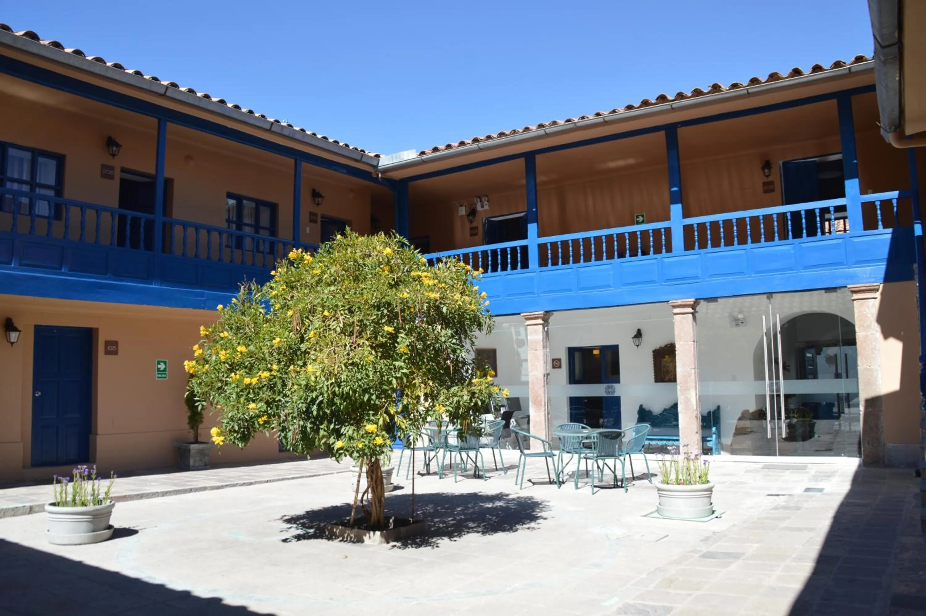 Patio in Tierra Viva Cusco San Blas