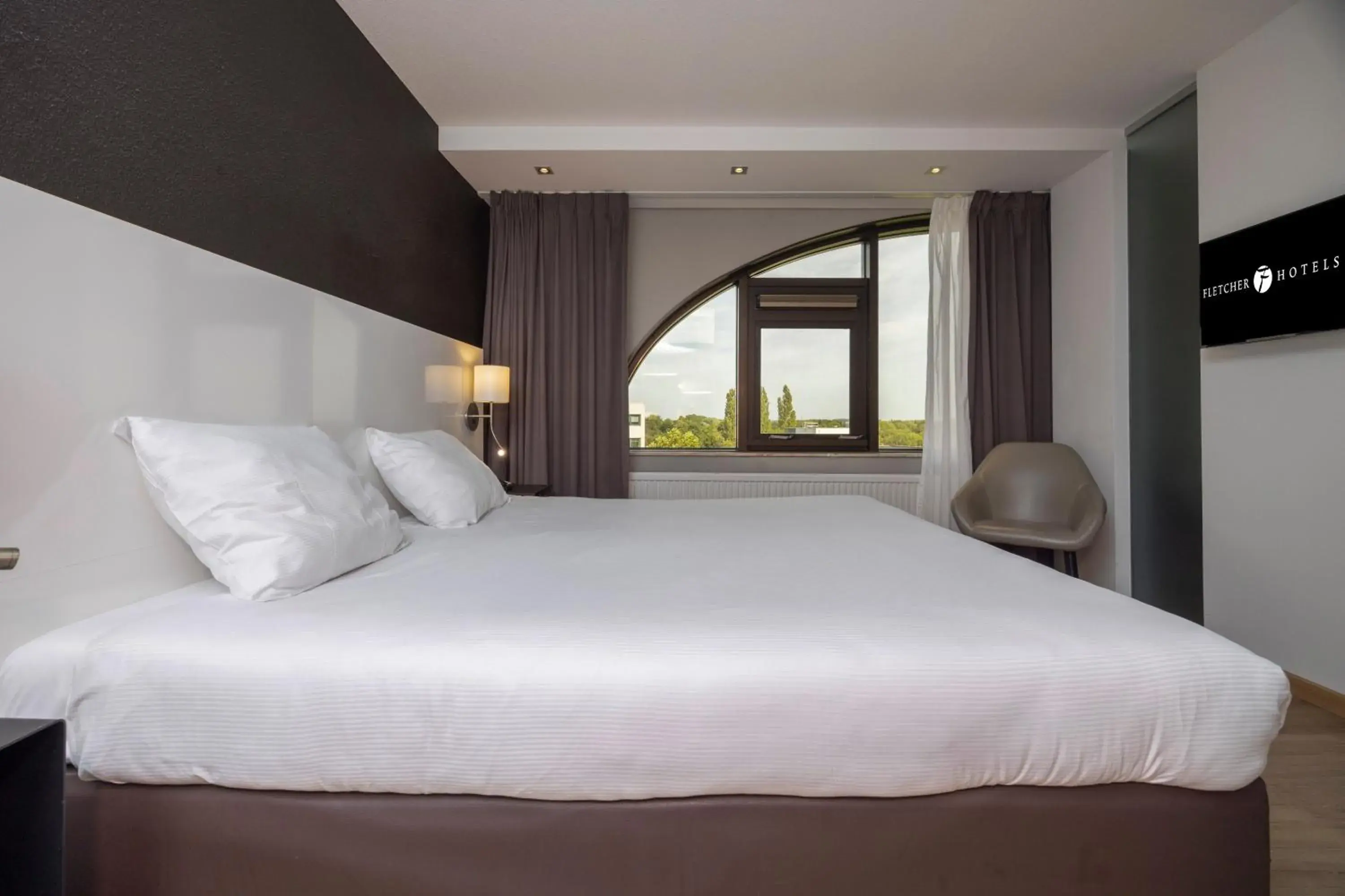 Bedroom, Bed in Fletcher Hotel-Restaurant Nieuwegein-Utrecht Bedroom, Bed in Fletcher Hotel-Restaurant Nieuwegein-Utrecht