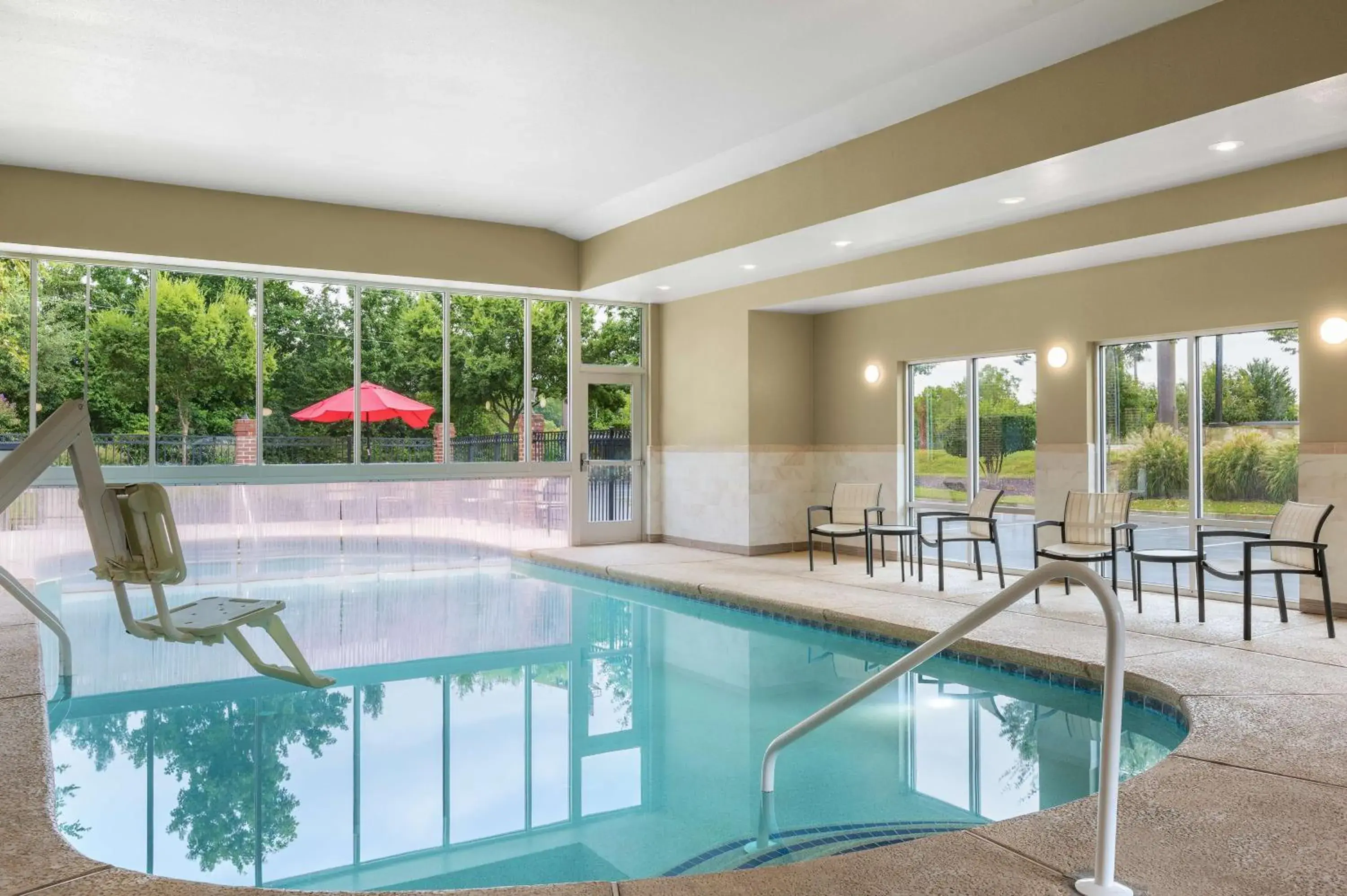 Pool view in Hampton Inn Atlanta McDonough Pool view in Hampton Inn Atlanta McDonough