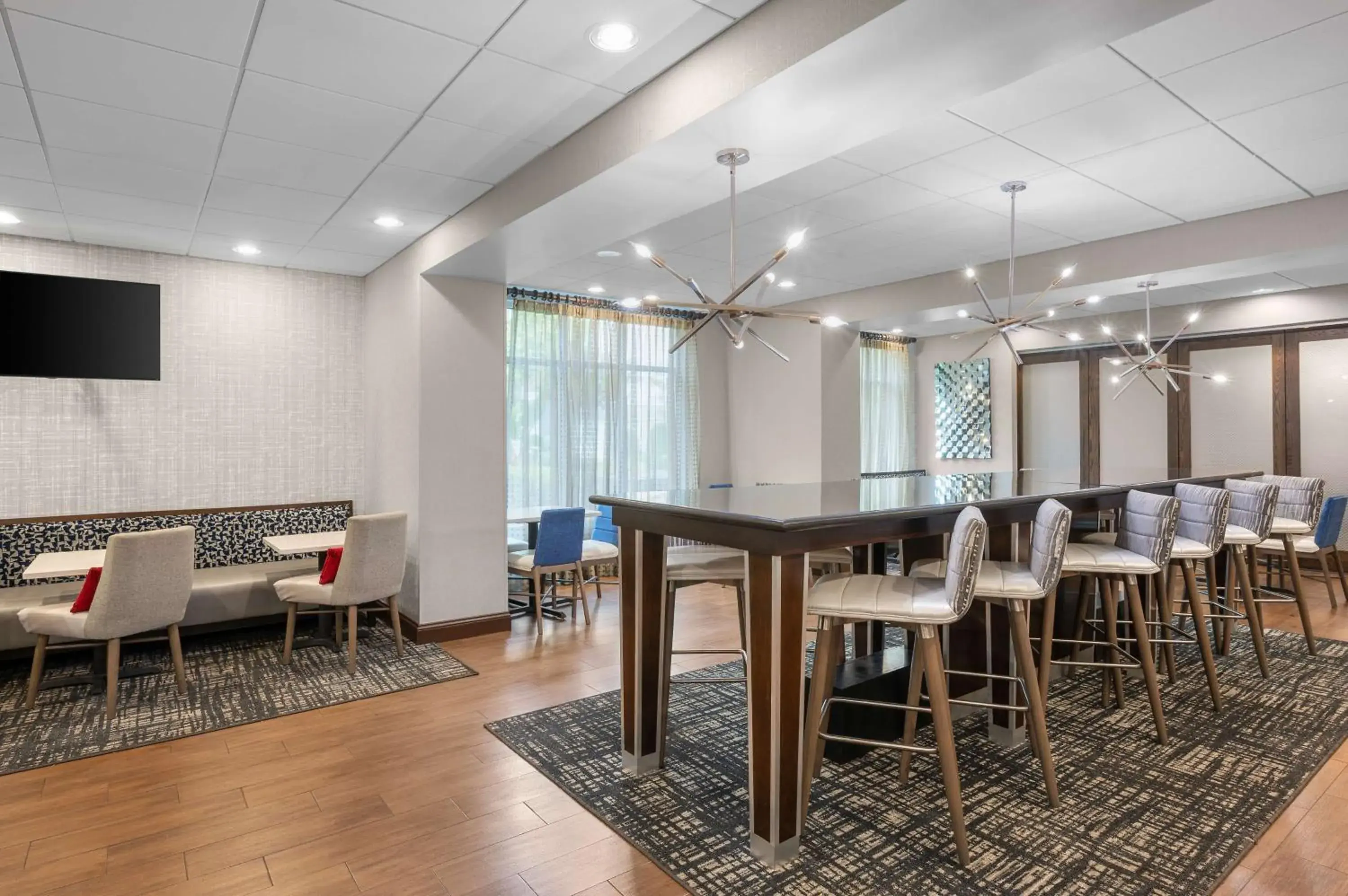 Lobby or reception in Hampton Inn Atlanta McDonough Lobby or reception in Hampton Inn Atlanta McDonough