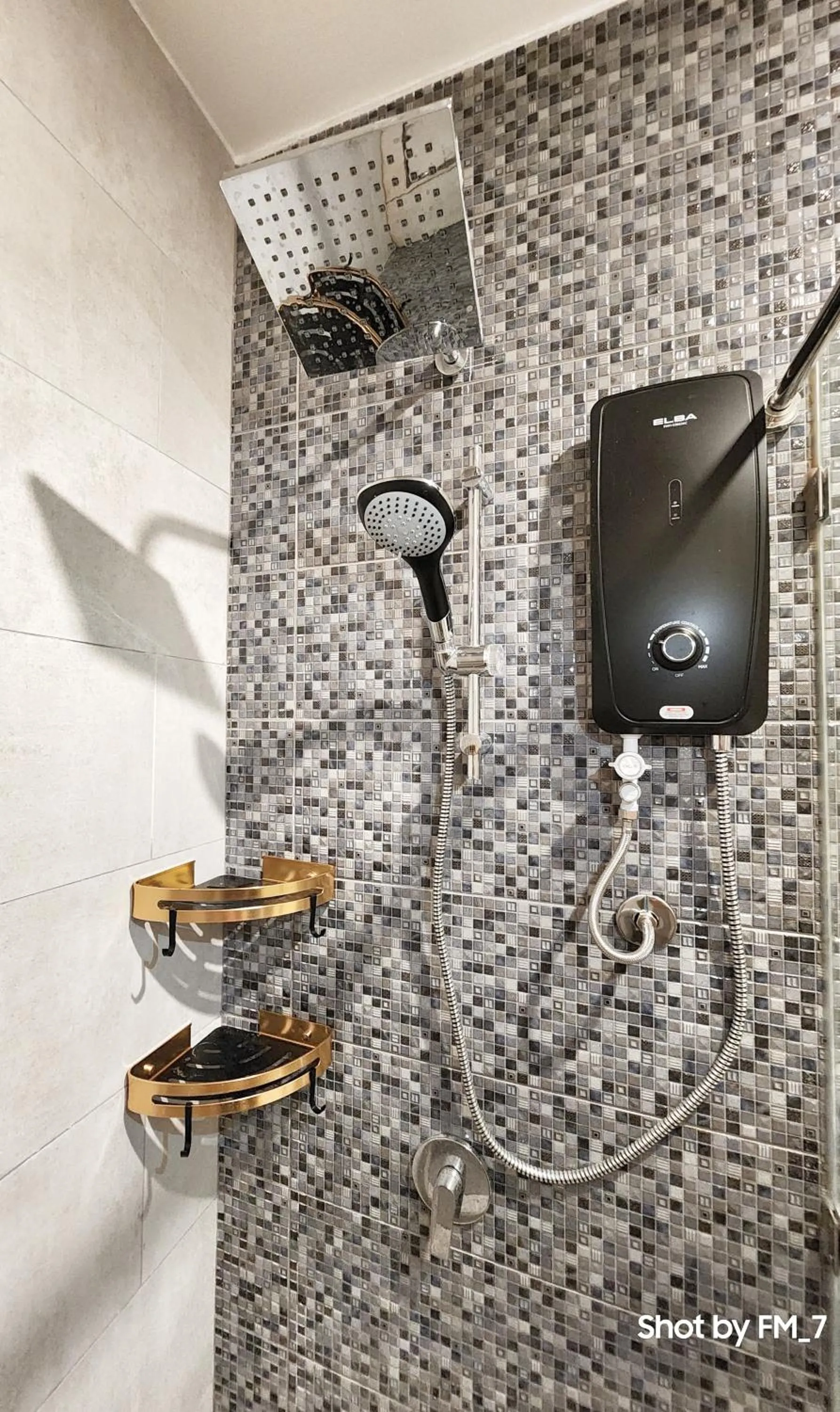 Shower in Seaview Luxury Suites at The Shore Kota Kinabalu