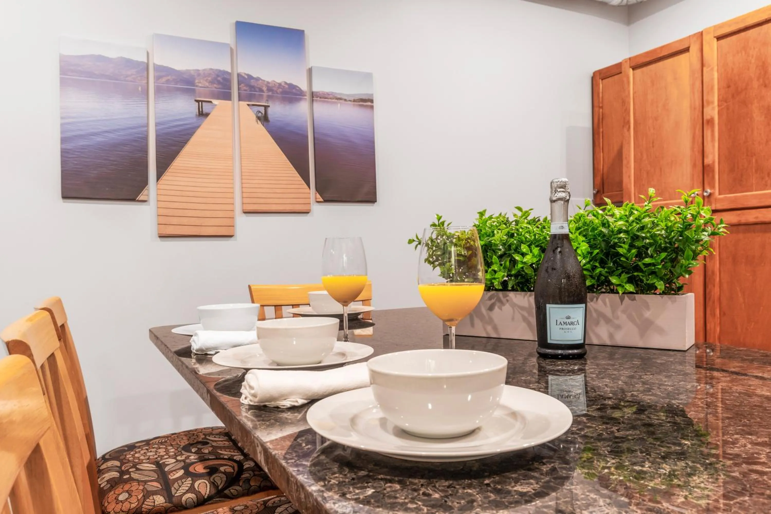 Dining area in Heaven's Haven