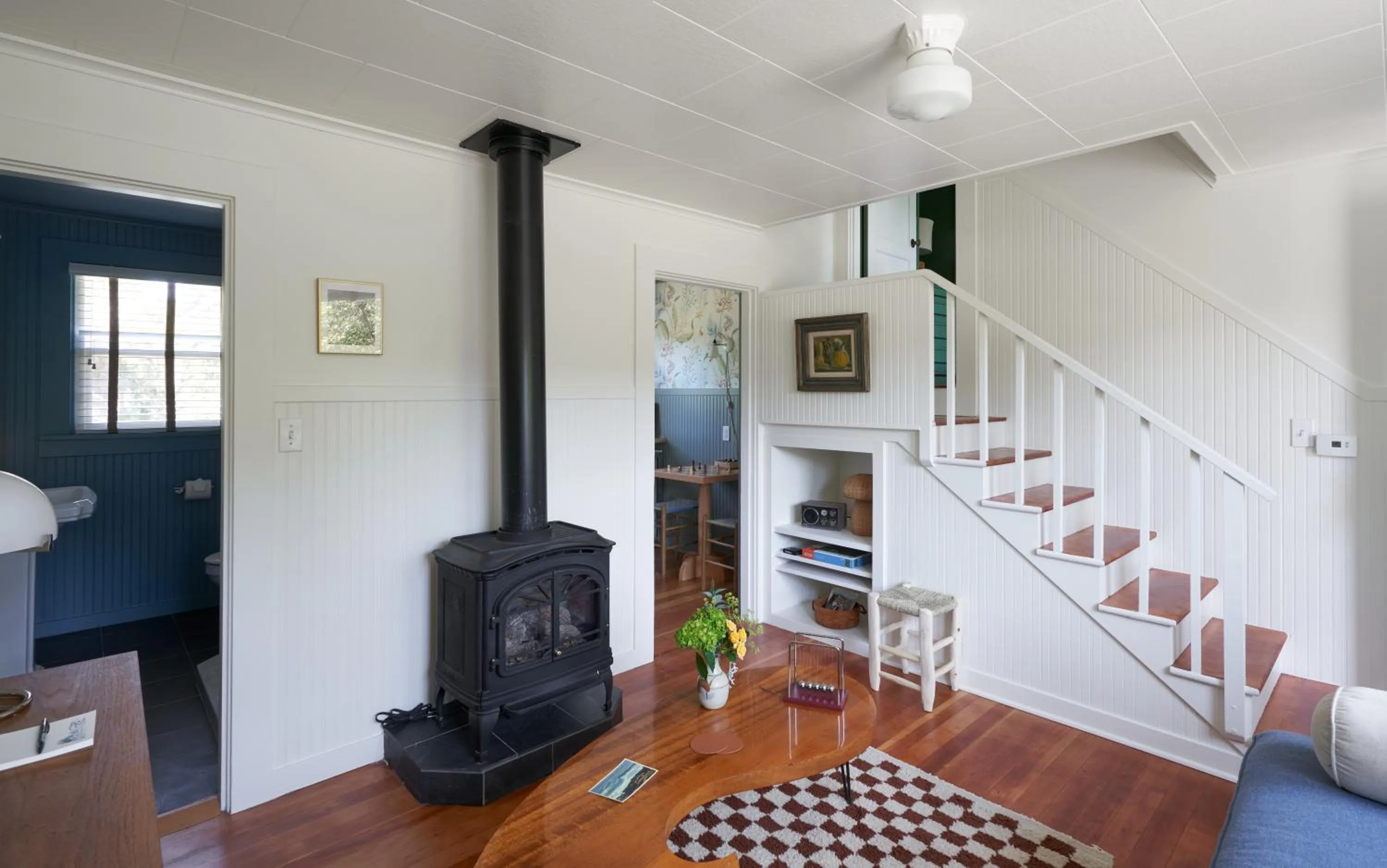 Living room in The Drifthaven at Gearhart
