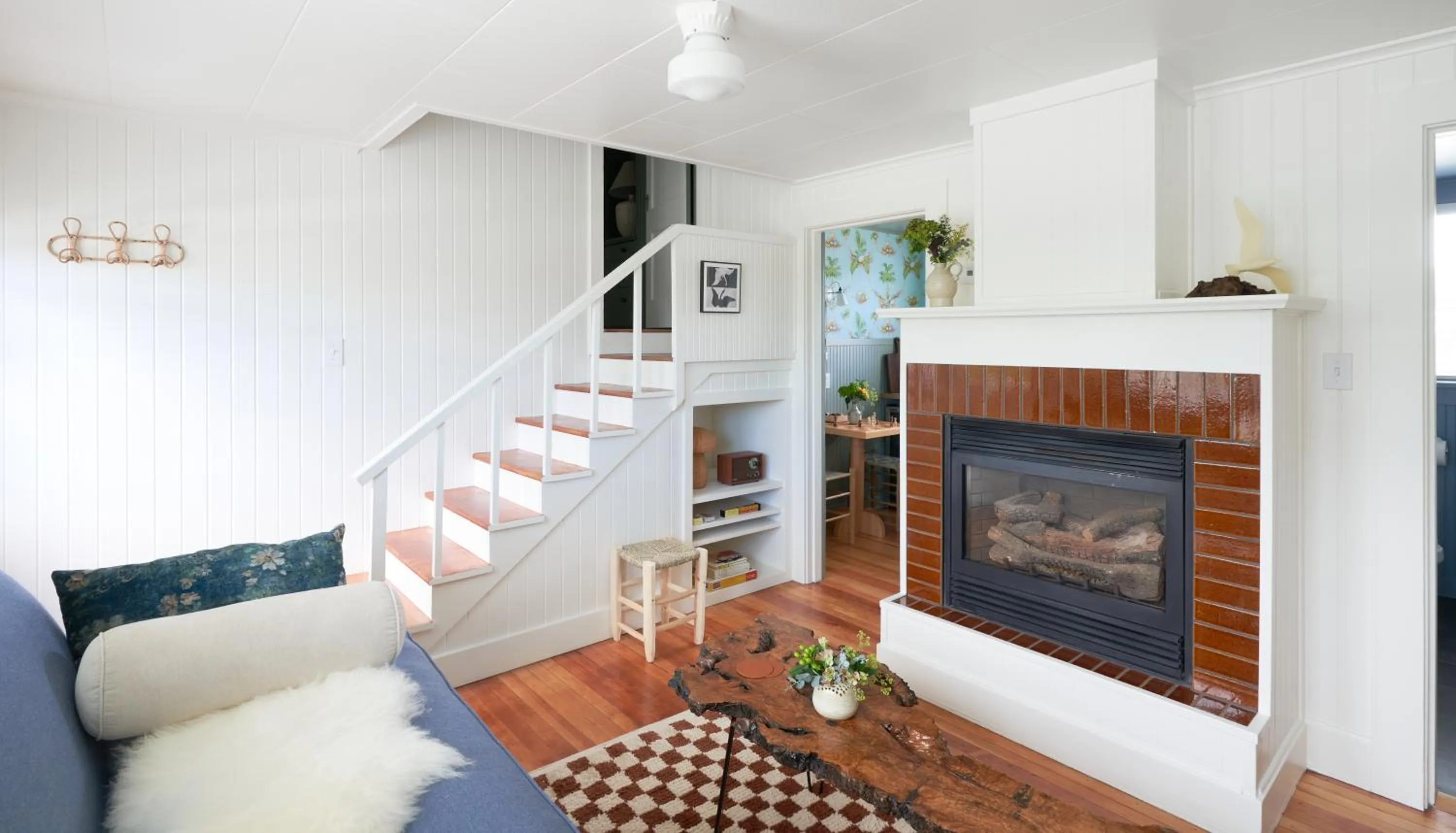 Living room in The Drifthaven at Gearhart