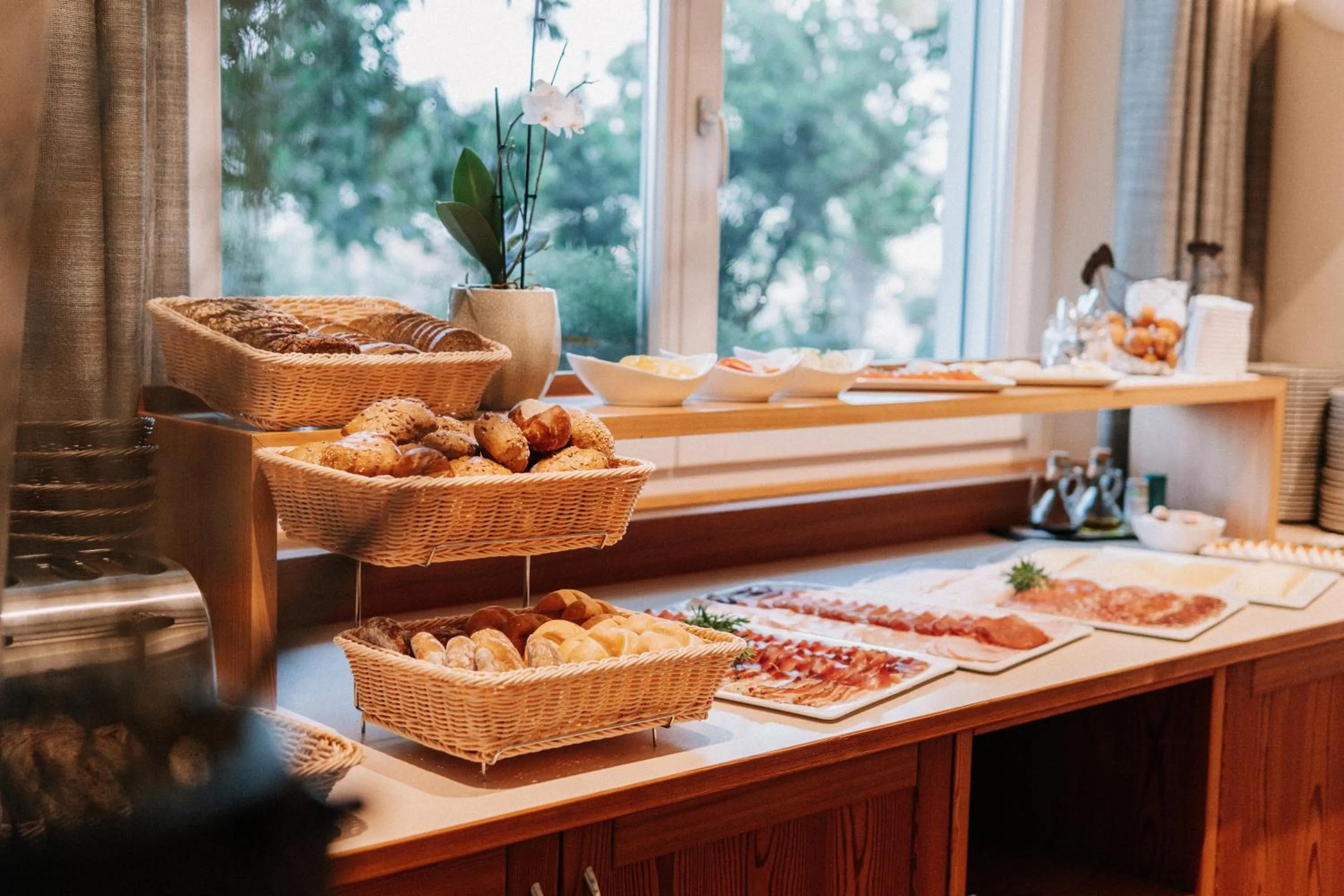 Buffet breakfast in Hotel Garni Katnau
