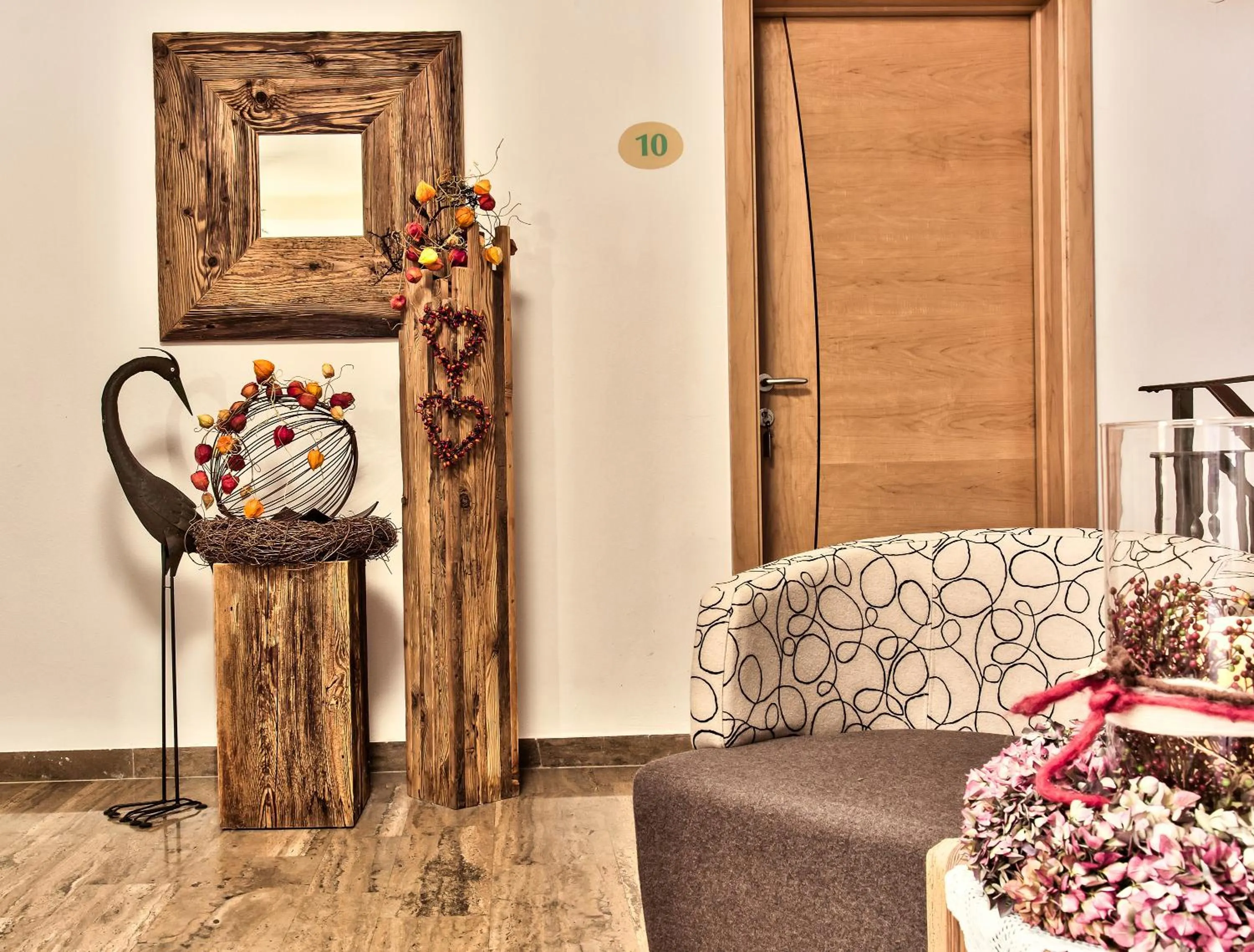 Decorative detail in Hotel Garni Katnau