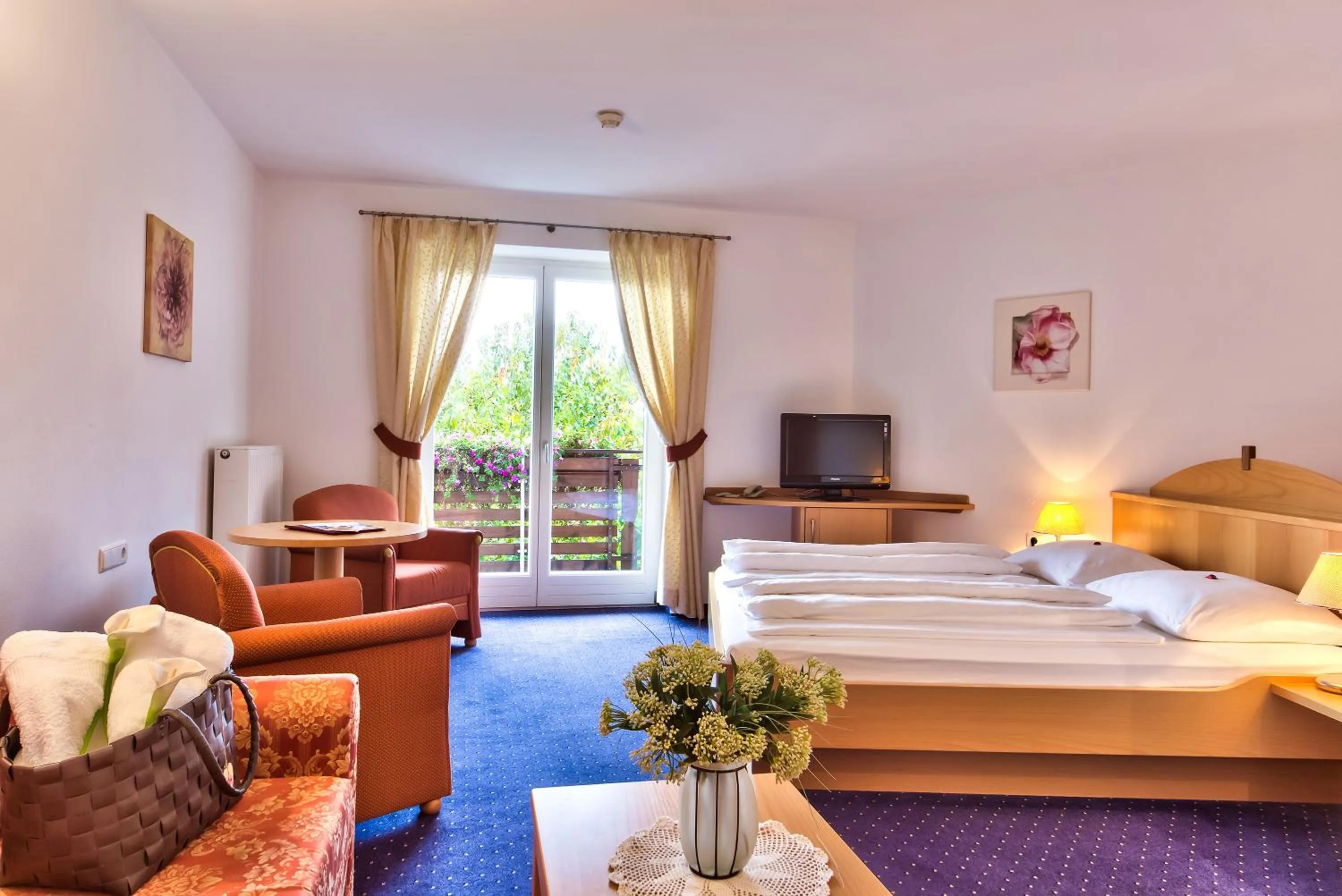 Bed in Hotel Garni Katnau