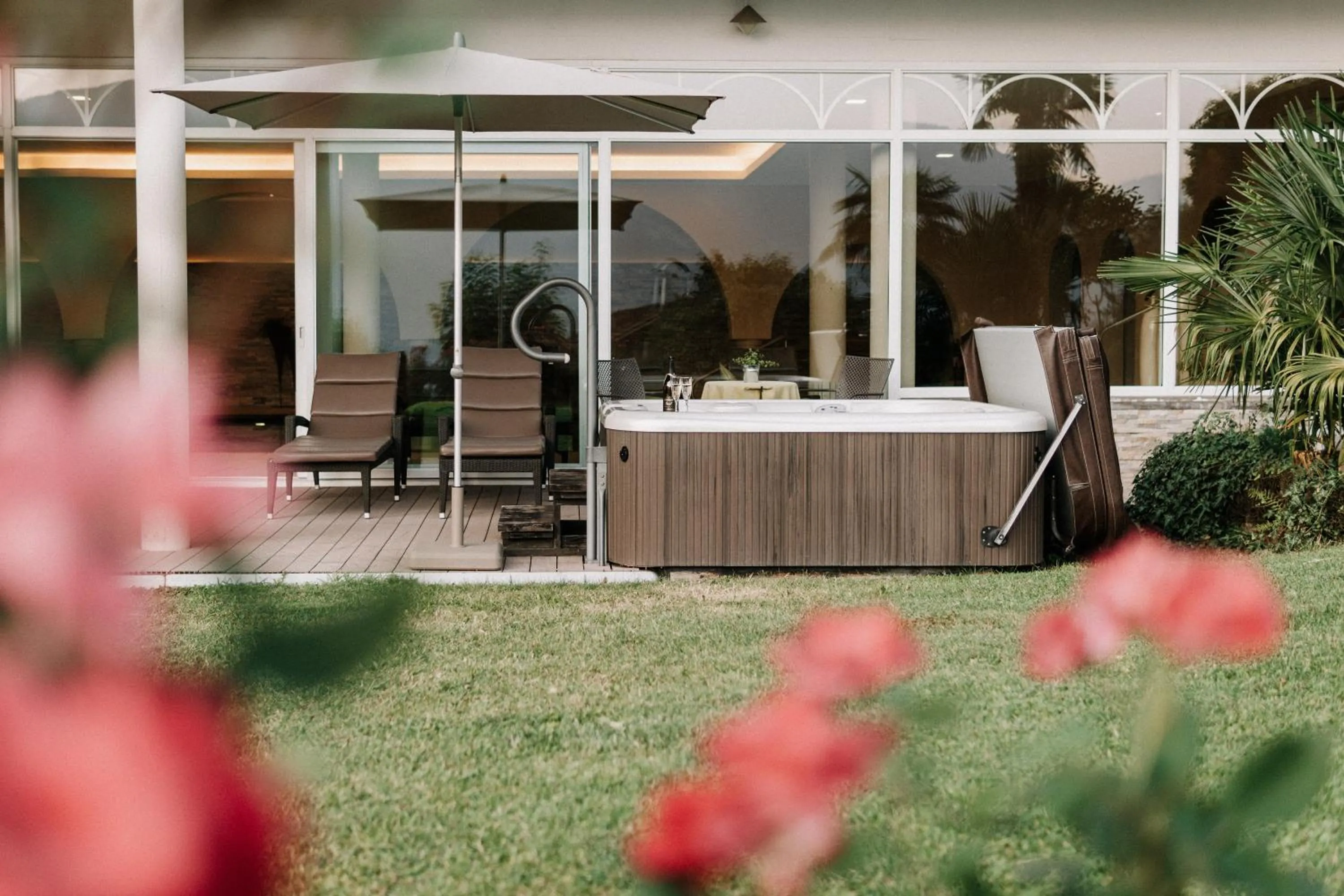 Hot Tub in Hotel Garni Katnau