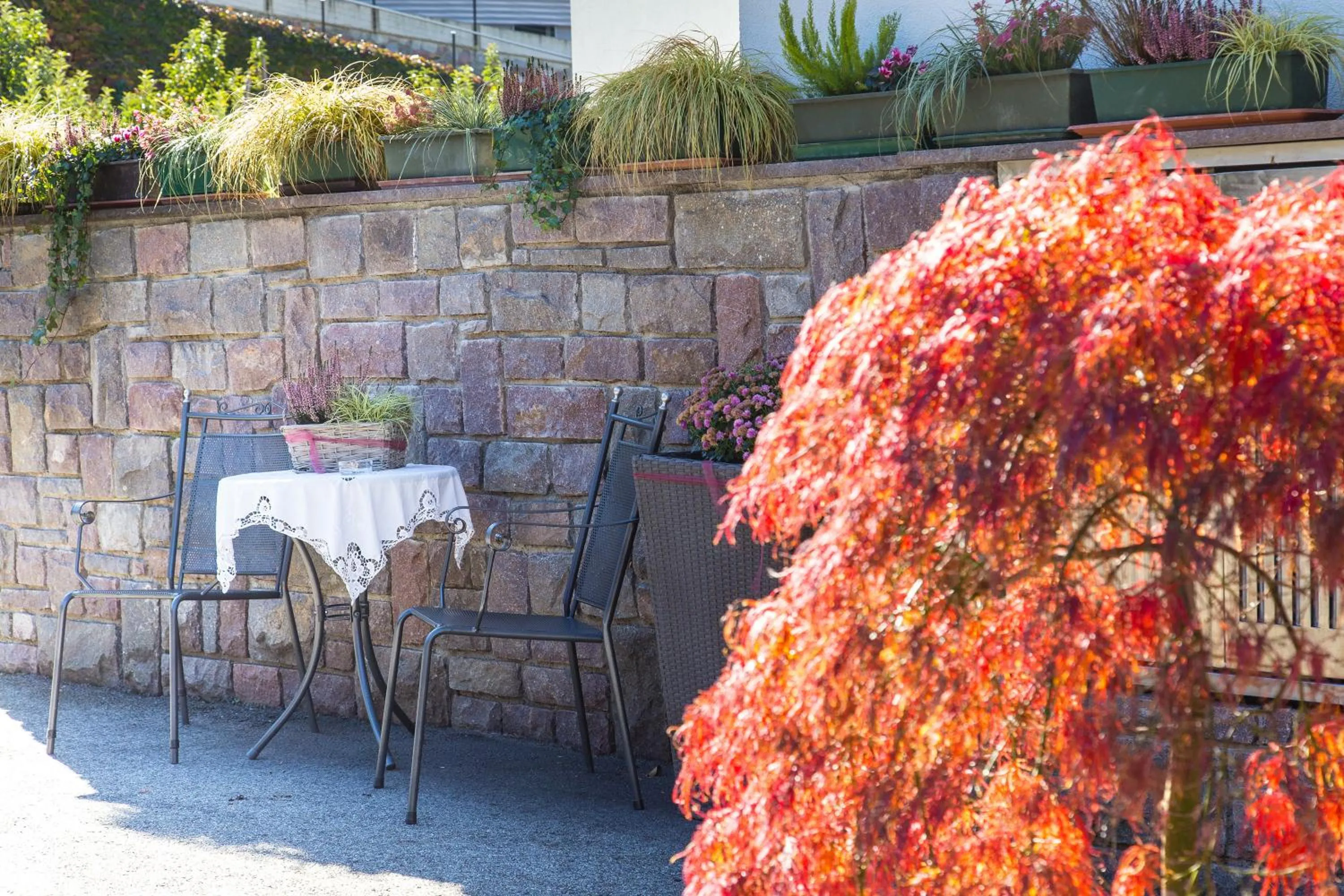 Patio in Hotel Garni Katnau