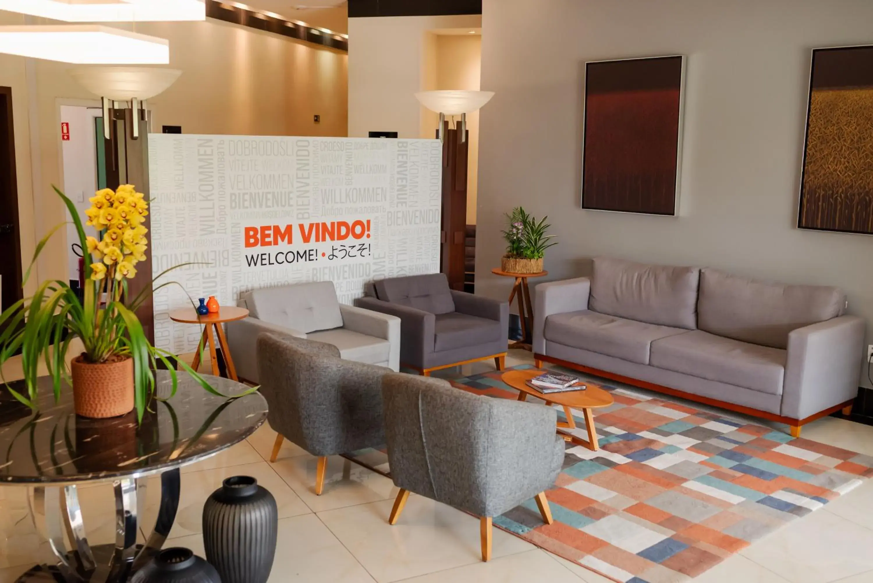 Lobby or reception in Intercity Vinhedo Lobby or reception in Intercity Vinhedo