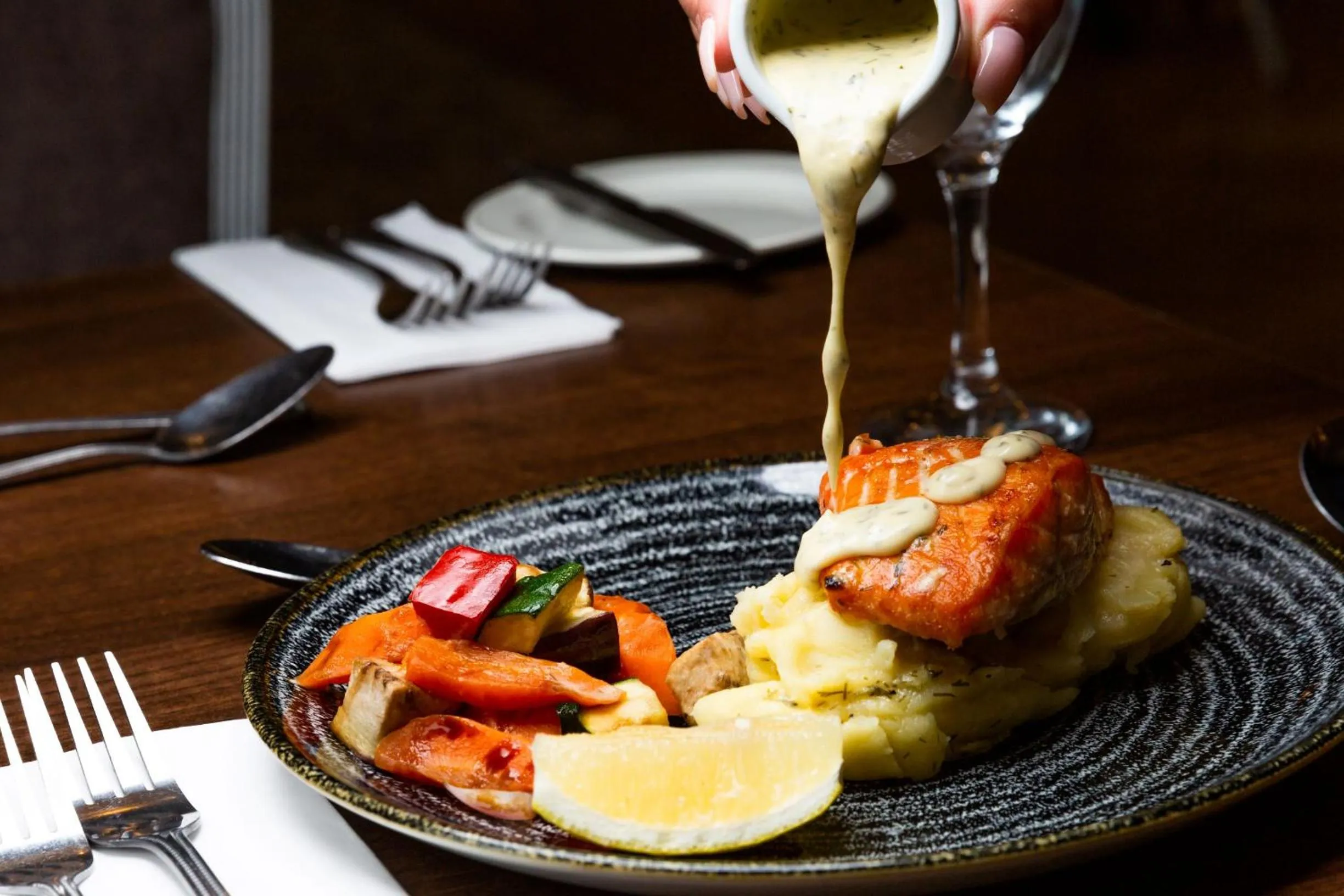 Food close-up in The Royal Hotel