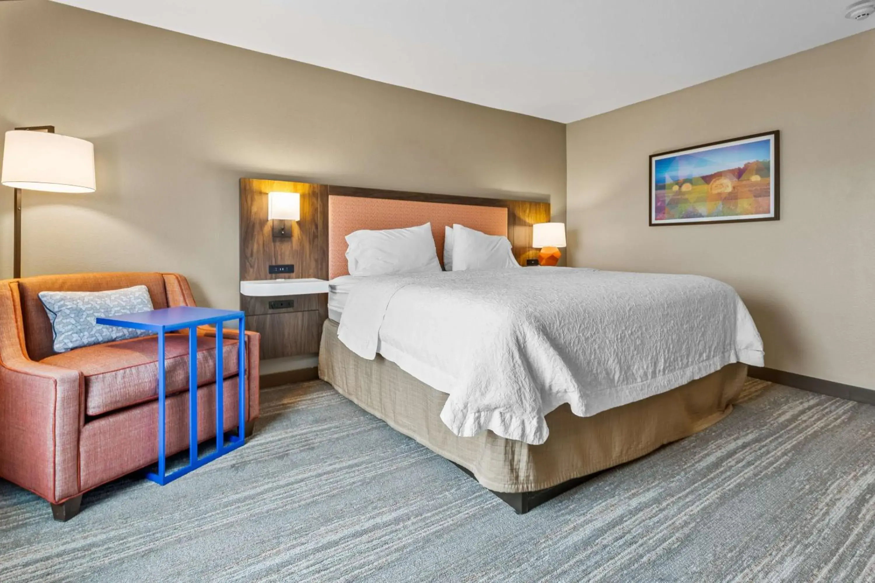 Bed in Hampton Inn Temple Bed in Hampton Inn Temple