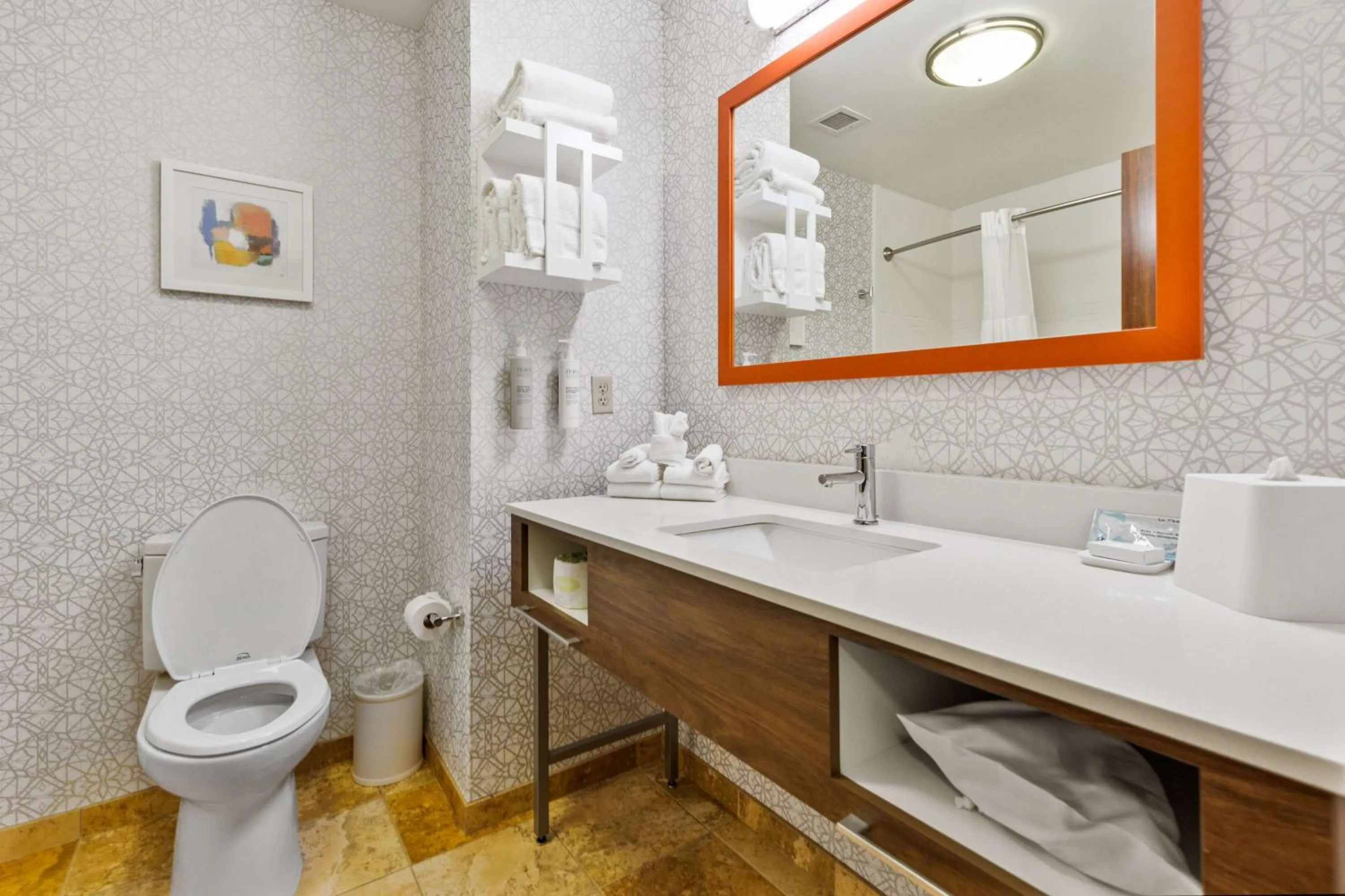 Bathroom in Hampton Inn Temple