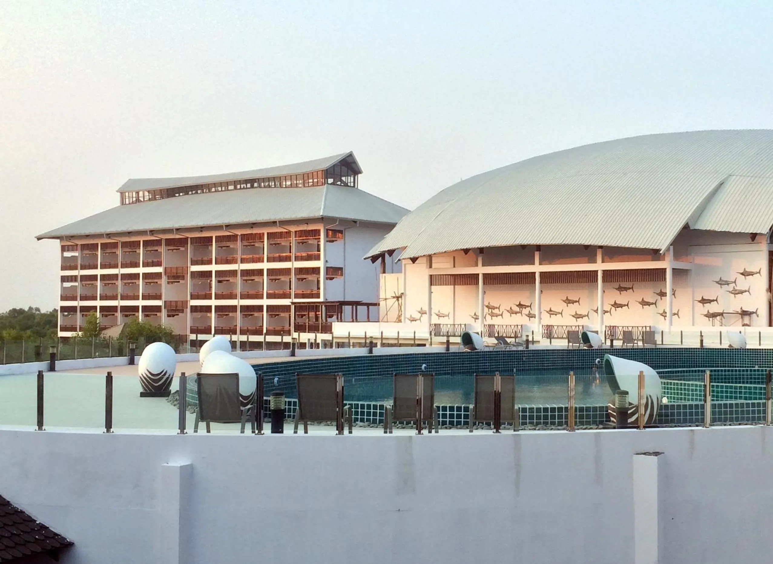 Property building in Pearl Laguna Resort