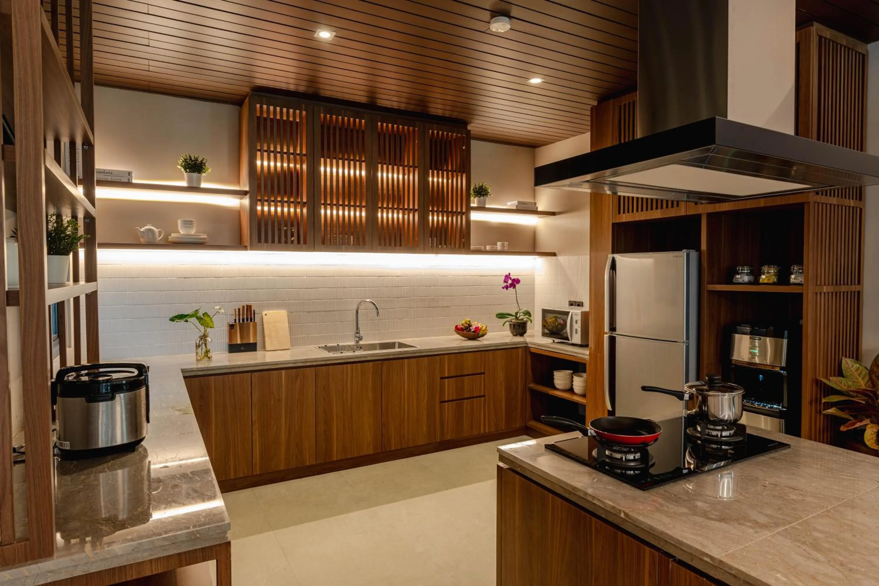 Kitchen or kitchenette in Plataran Puncak Residences