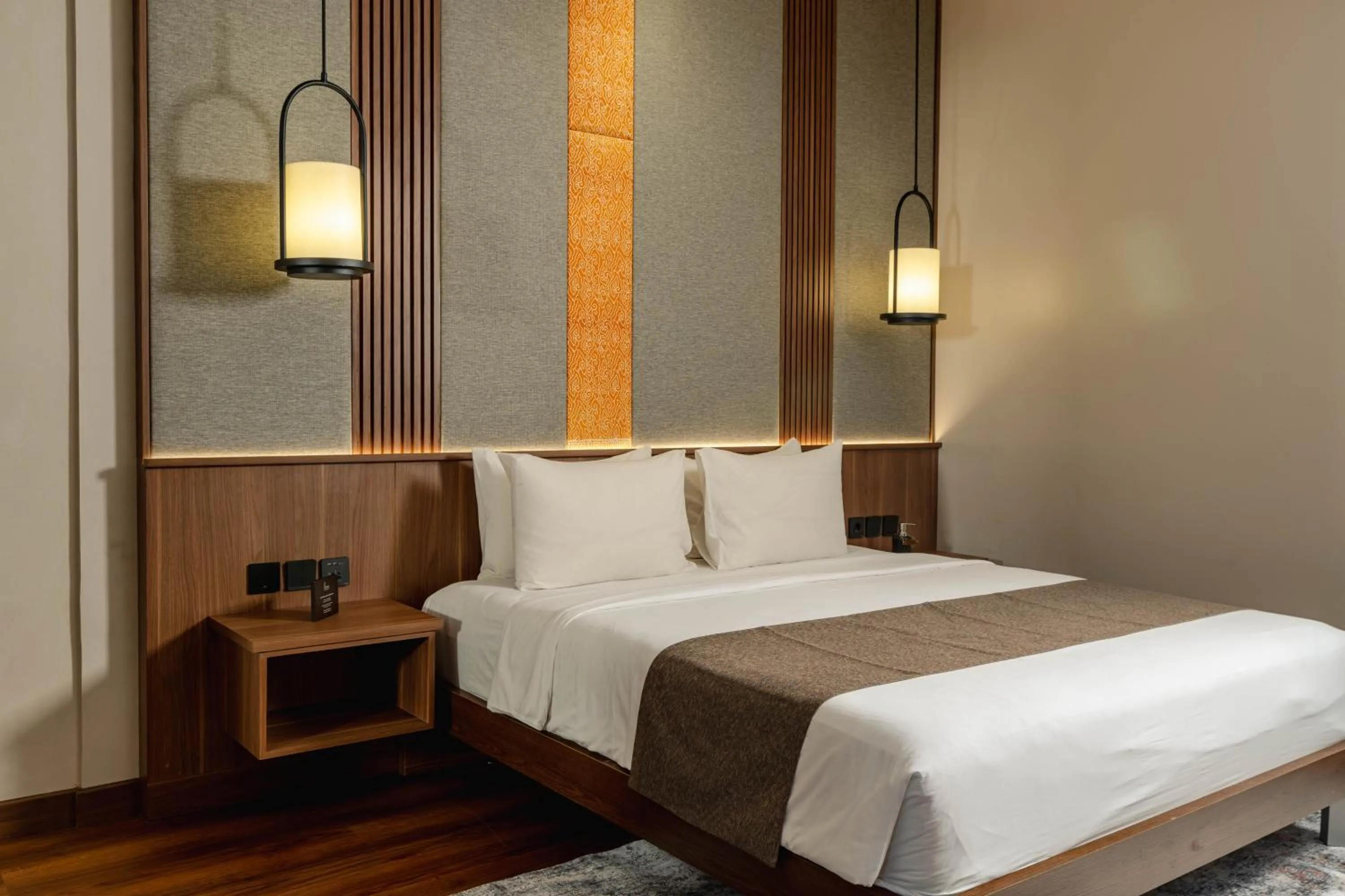 Bed in Plataran Puncak Residences