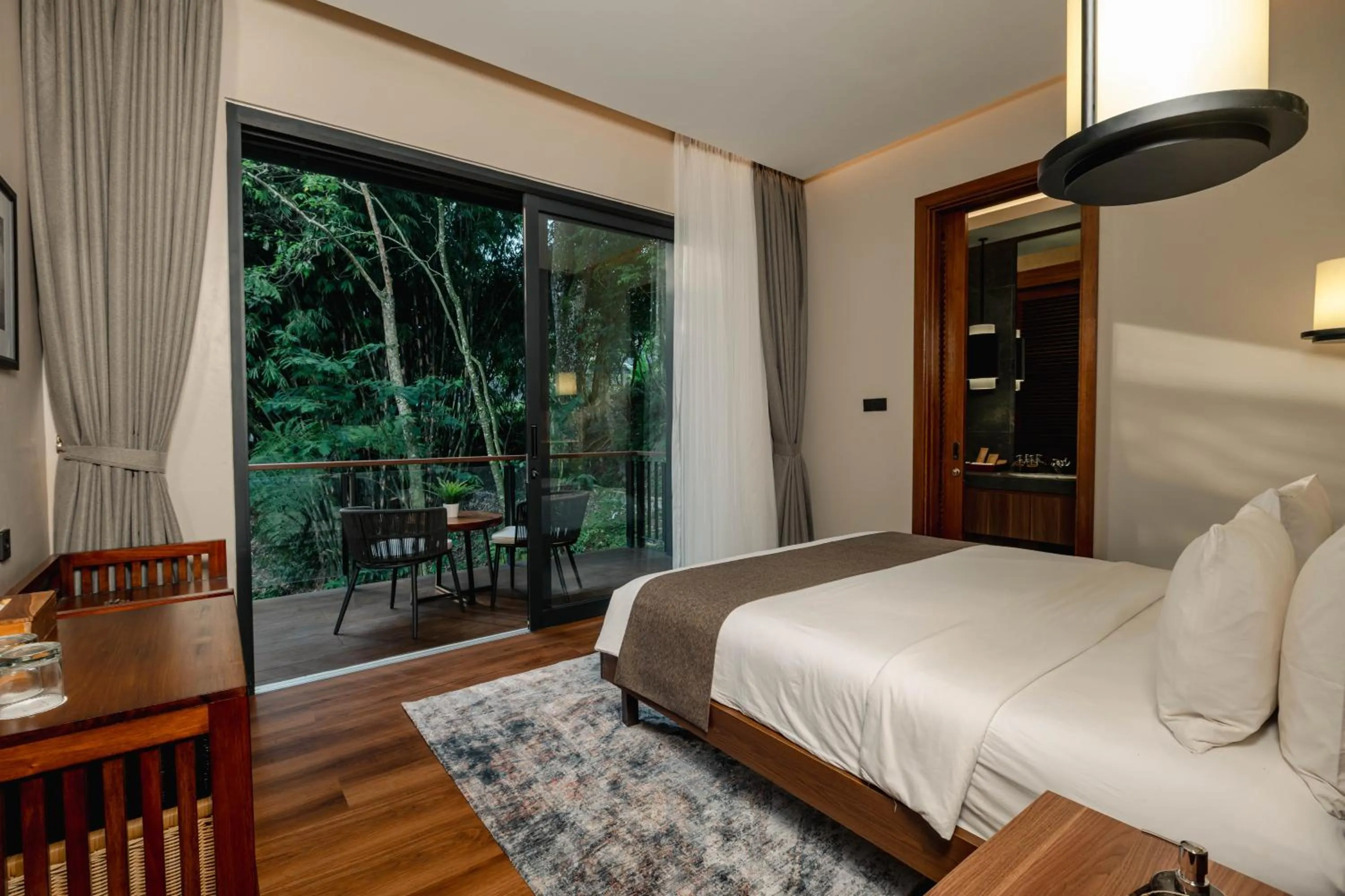 Bed in Plataran Puncak Residences
