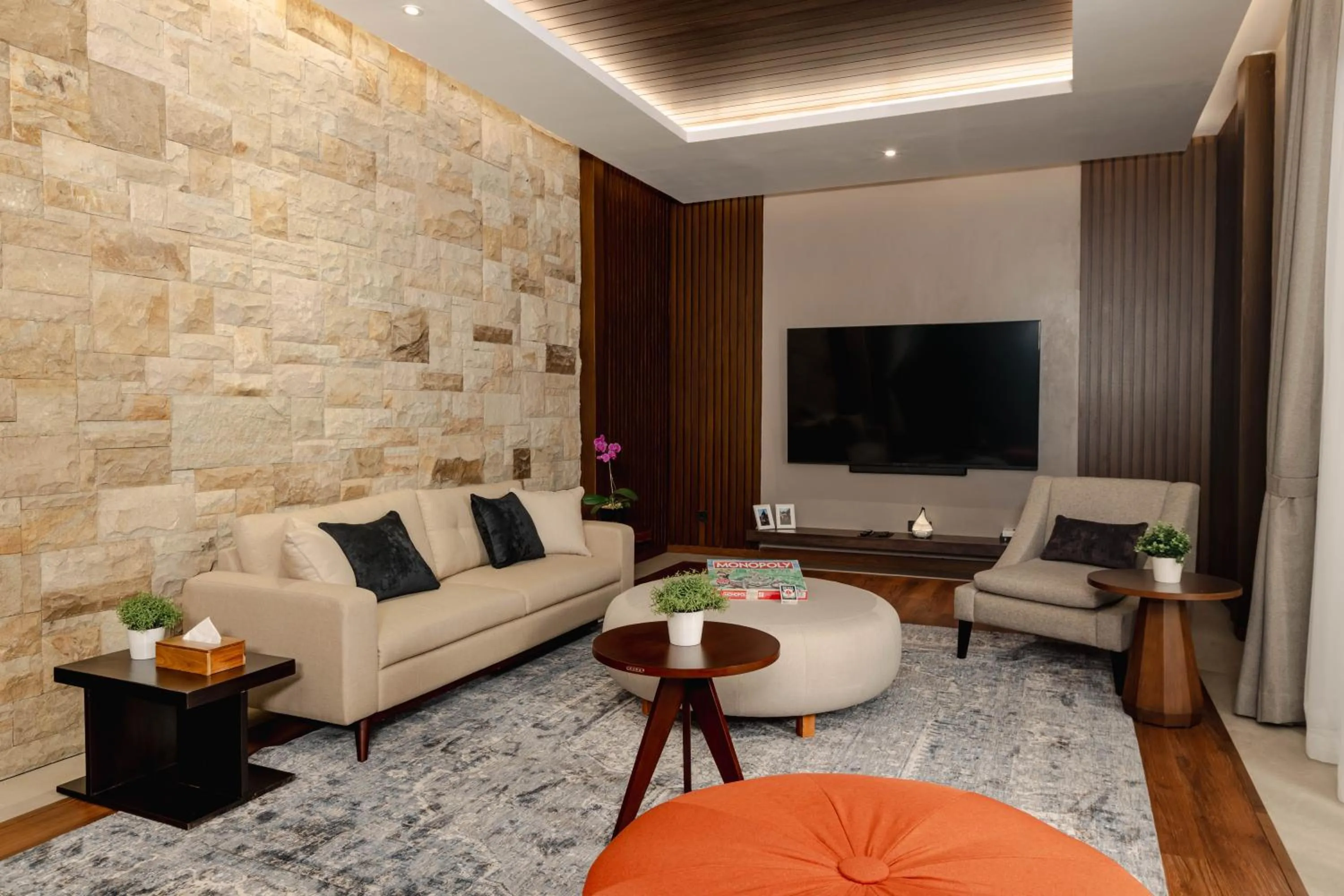 Living room in Plataran Puncak Residences