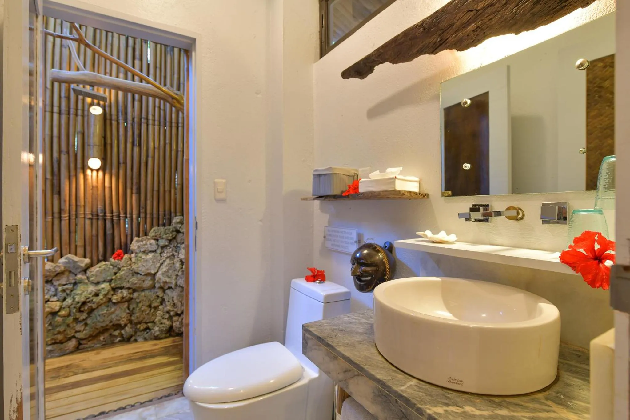 Toilet in Diniview Villa Resort