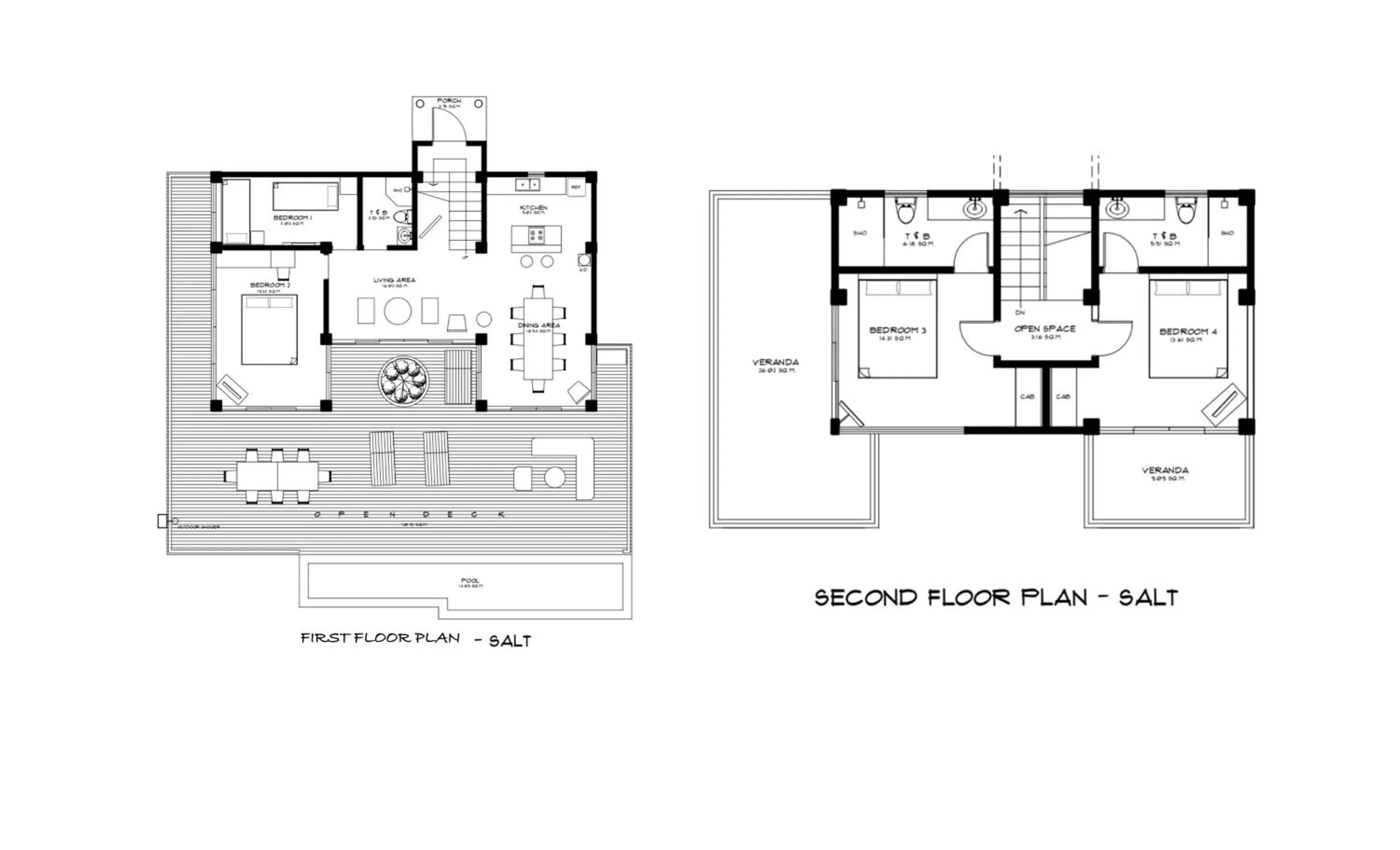 Floor plan in Diniview Villa Resort
