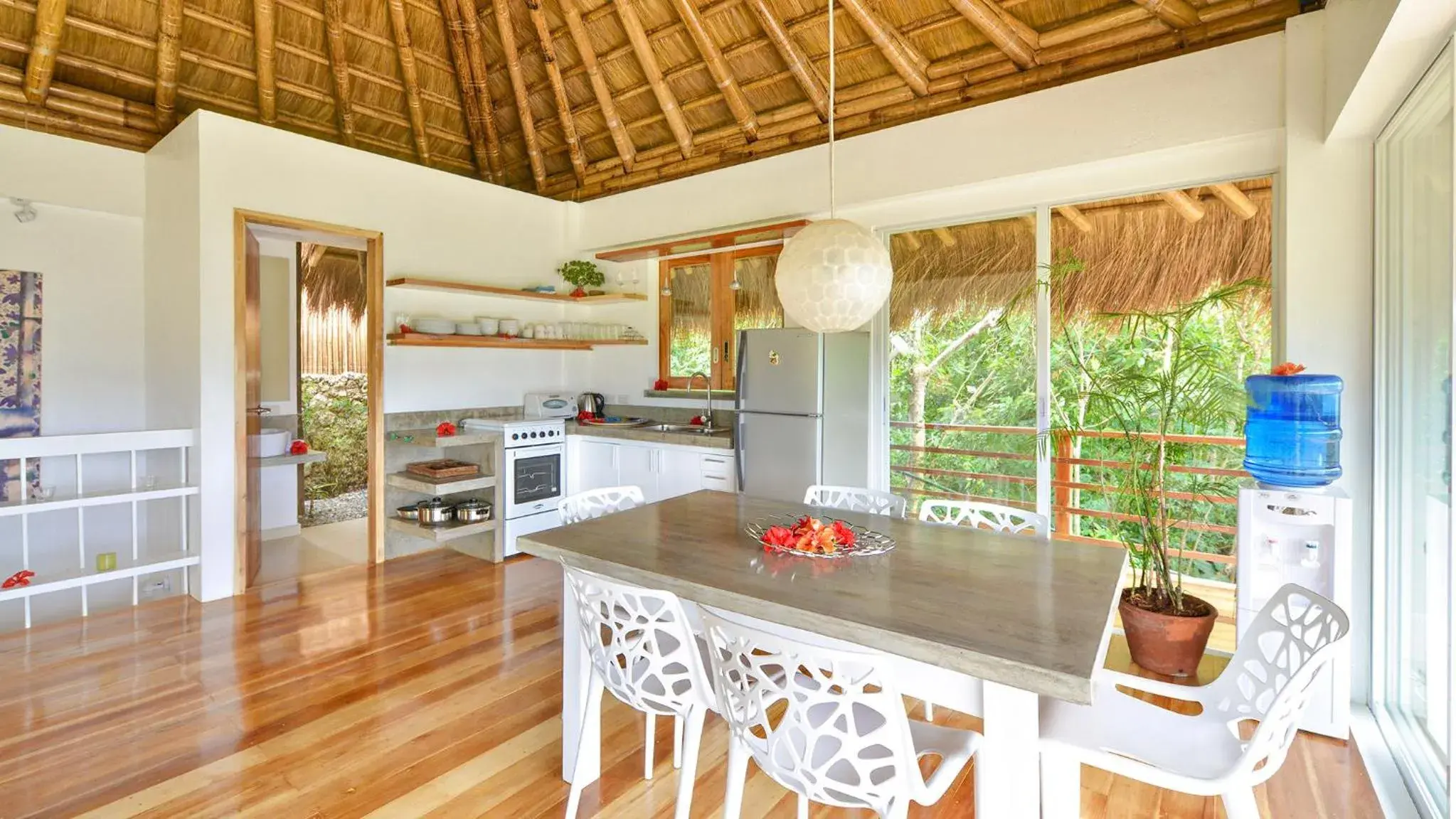 Kitchen or kitchenette in Diniview Villa Resort Kitchen or kitchenette in Diniview Villa Resort