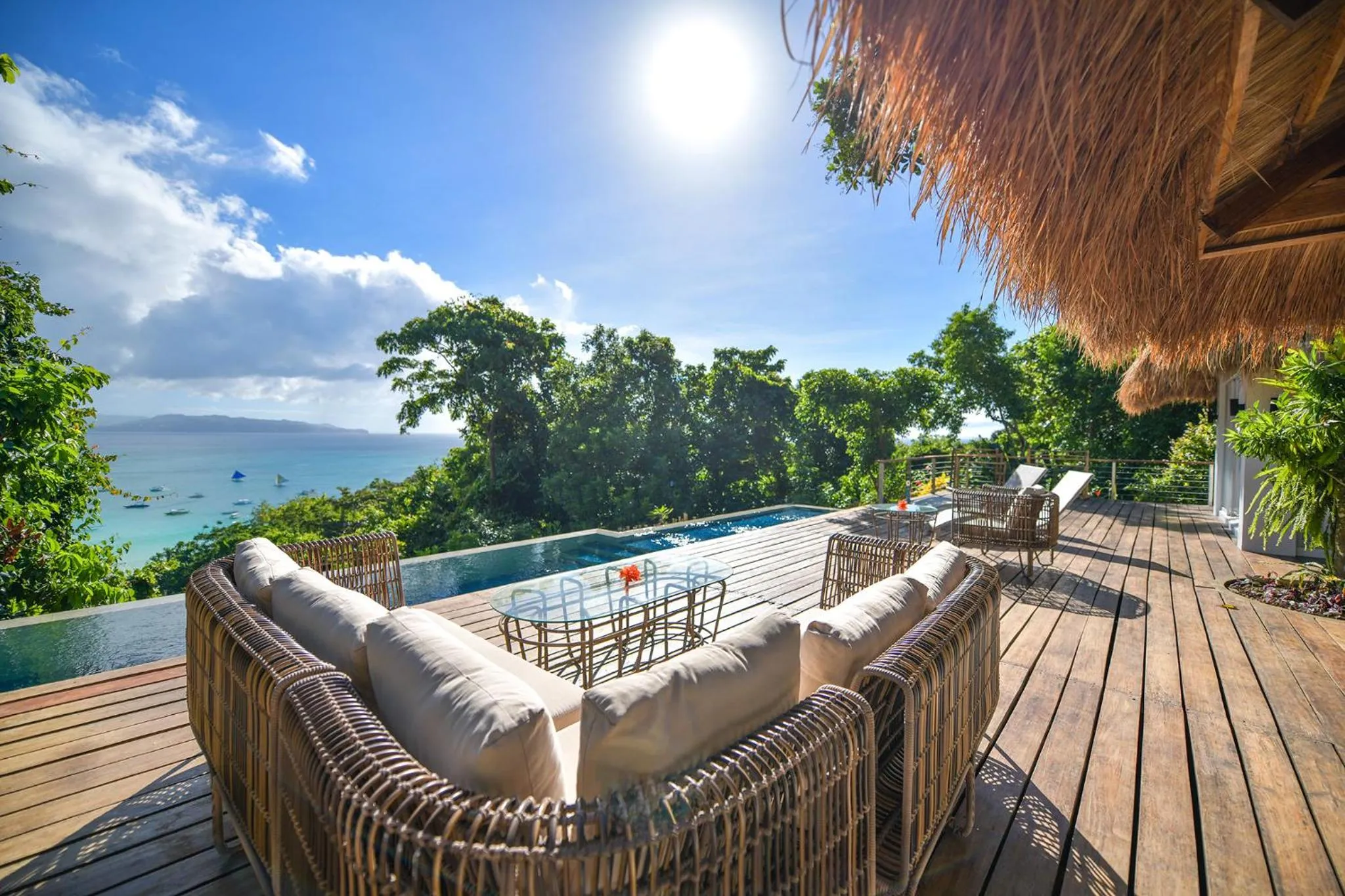 Natural landscape in Diniview Villa Resort