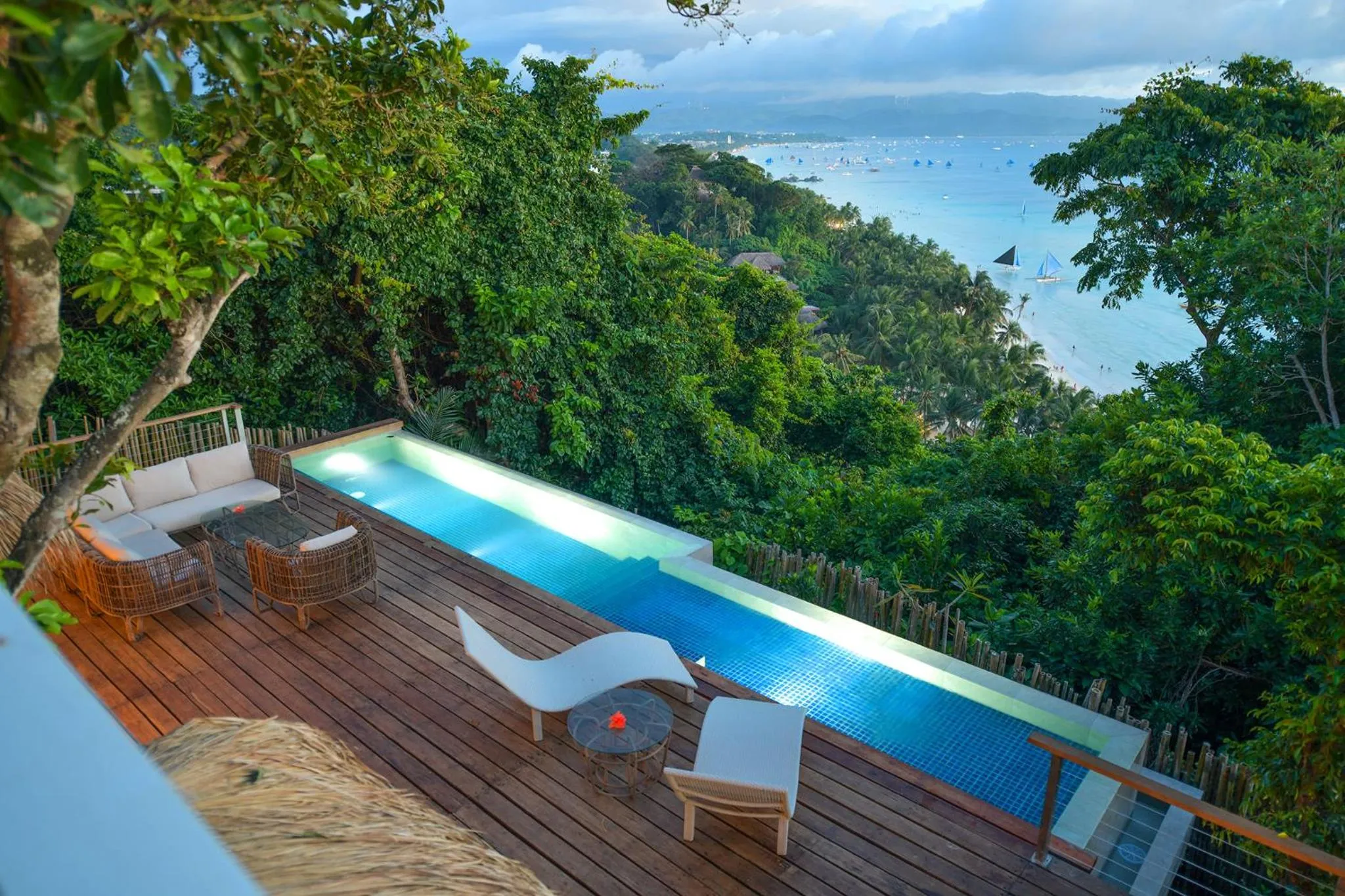 Natural landscape in Diniview Villa Resort