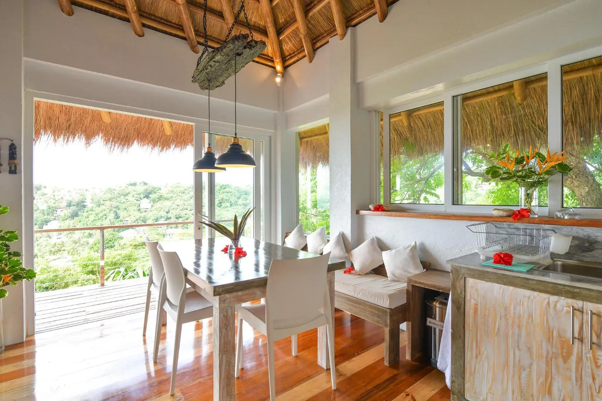 Seating area in Diniview Villa Resort Seating area in Diniview Villa Resort