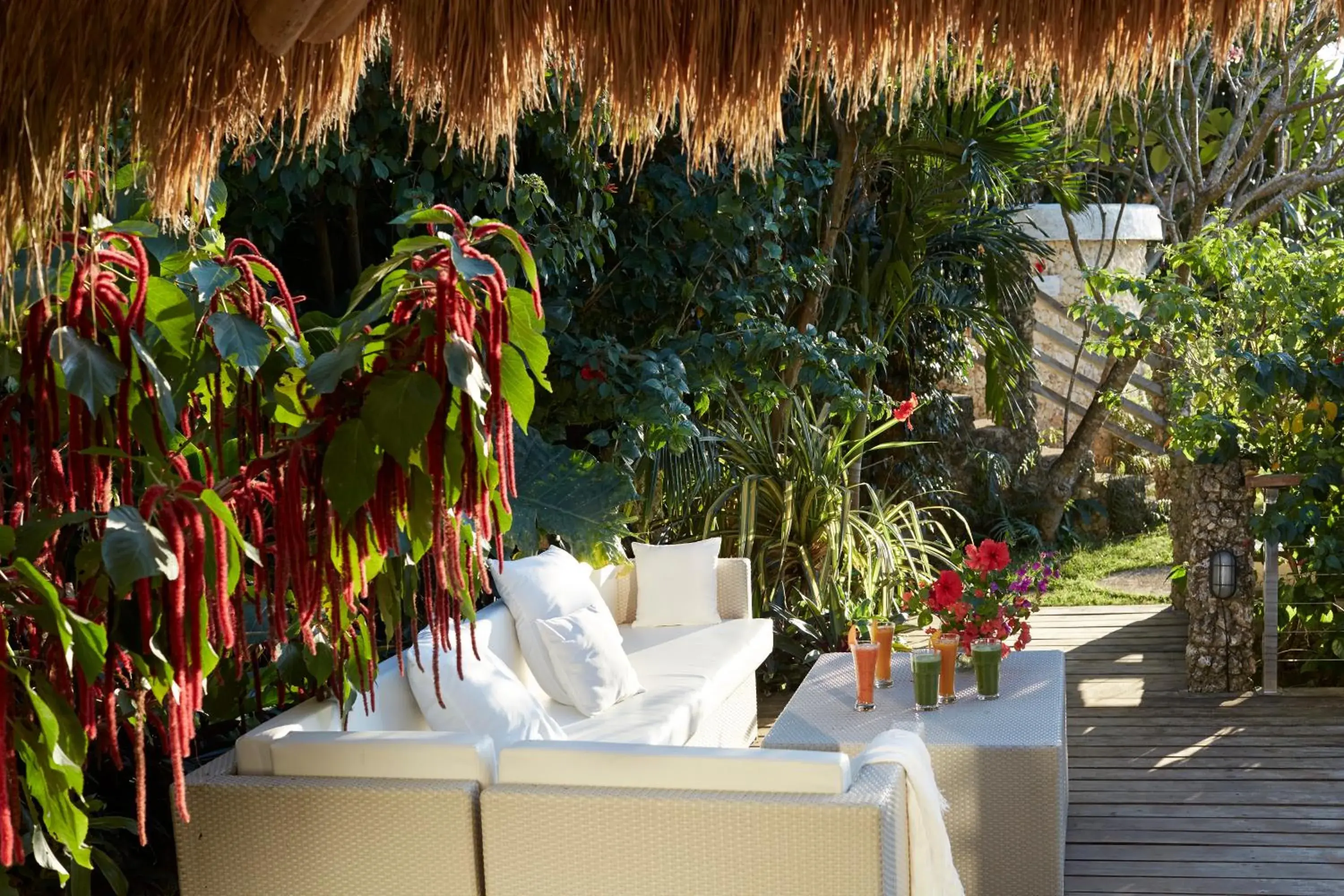 Garden in Diniview Villa Resort Garden in Diniview Villa Resort