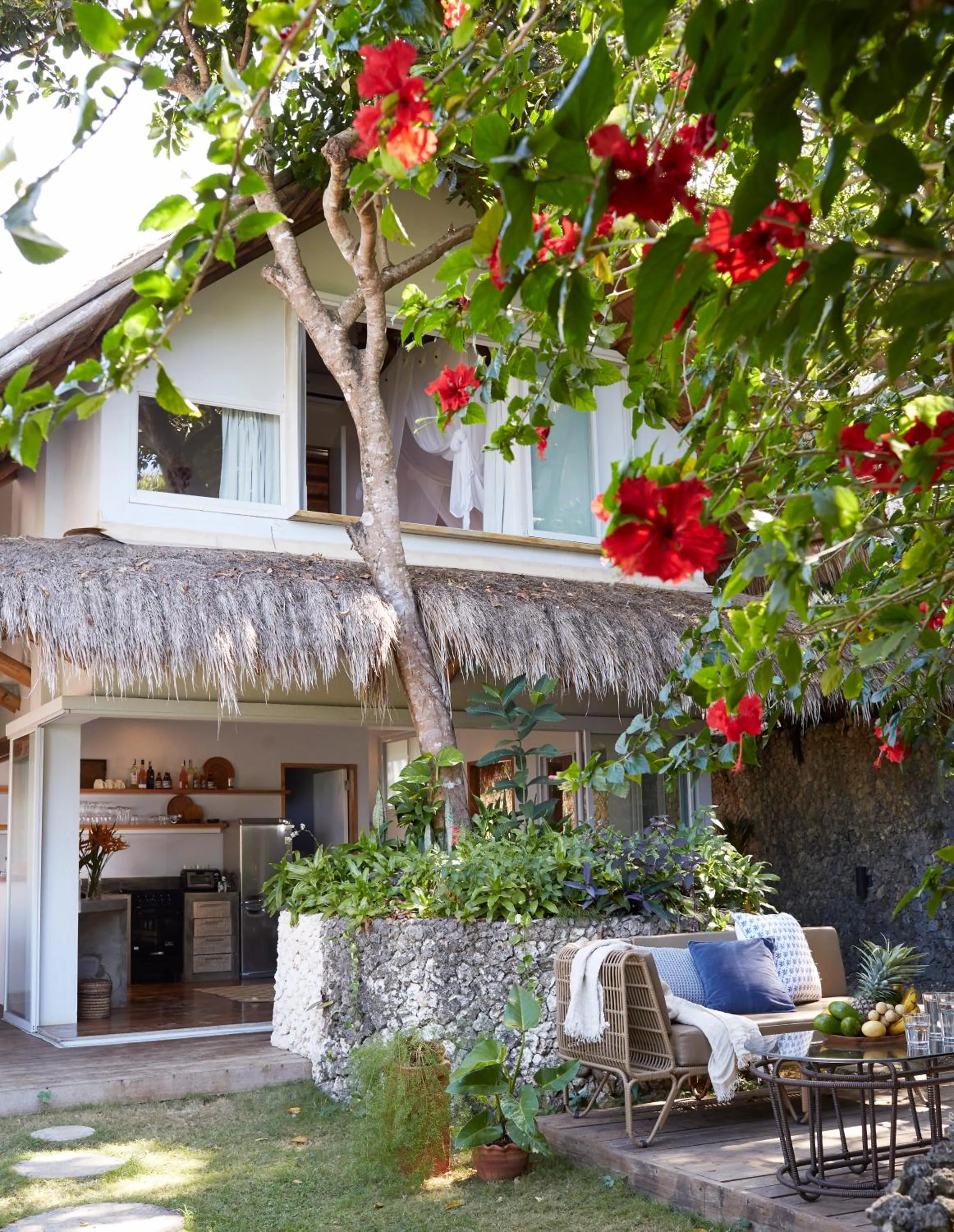 Patio in Diniview Villa Resort
