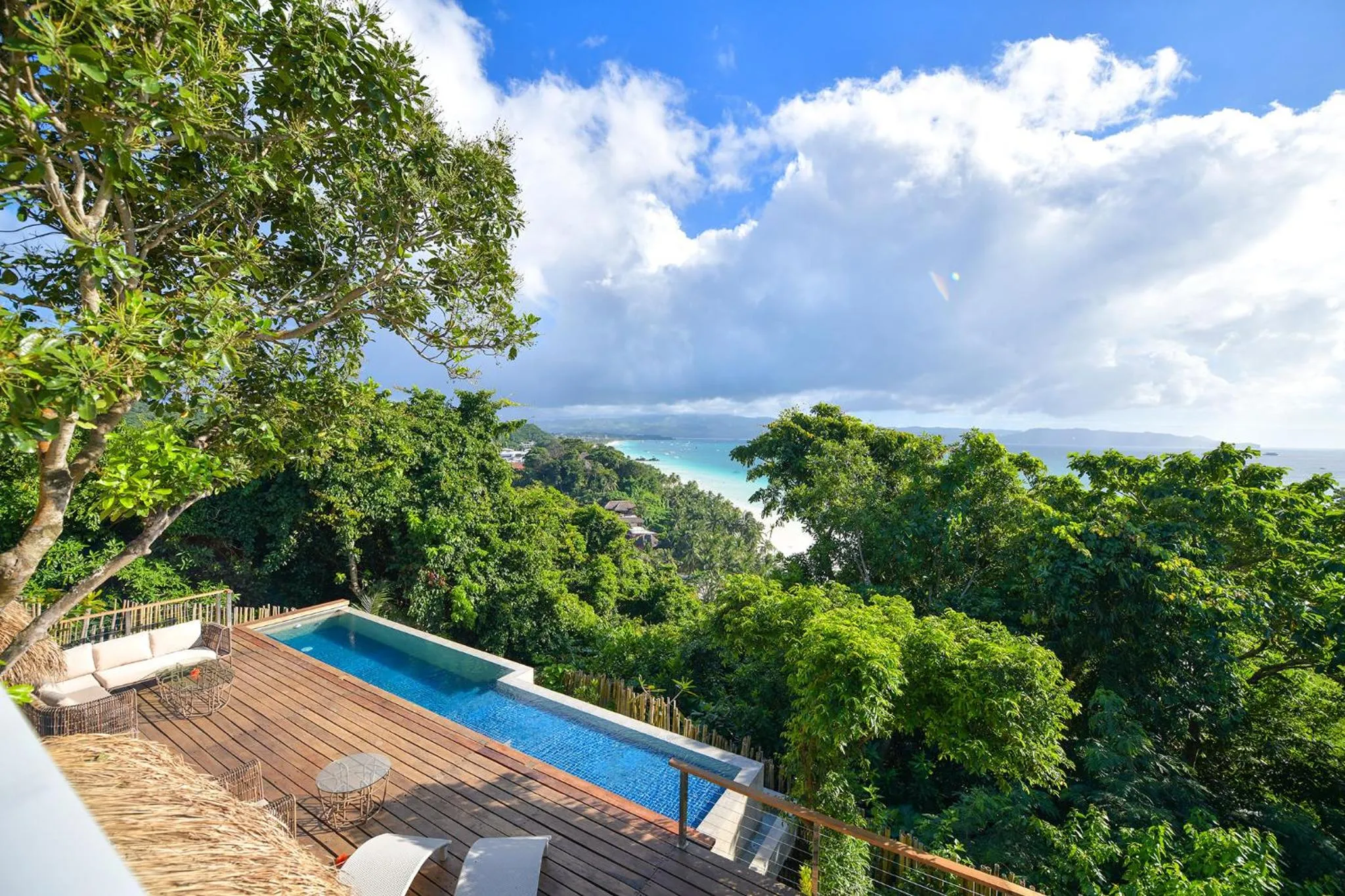 Natural landscape in Diniview Villa Resort