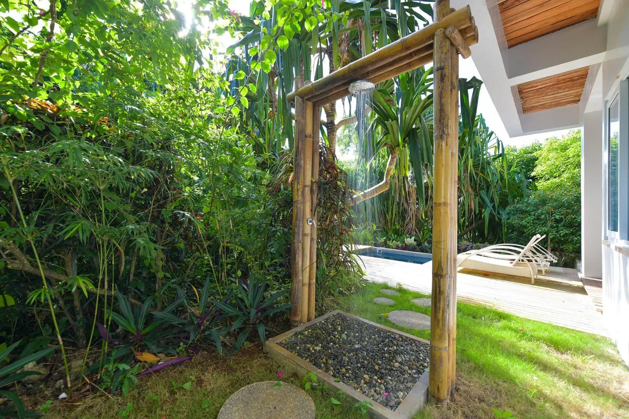 Shower in Diniview Villa Resort Shower in Diniview Villa Resort