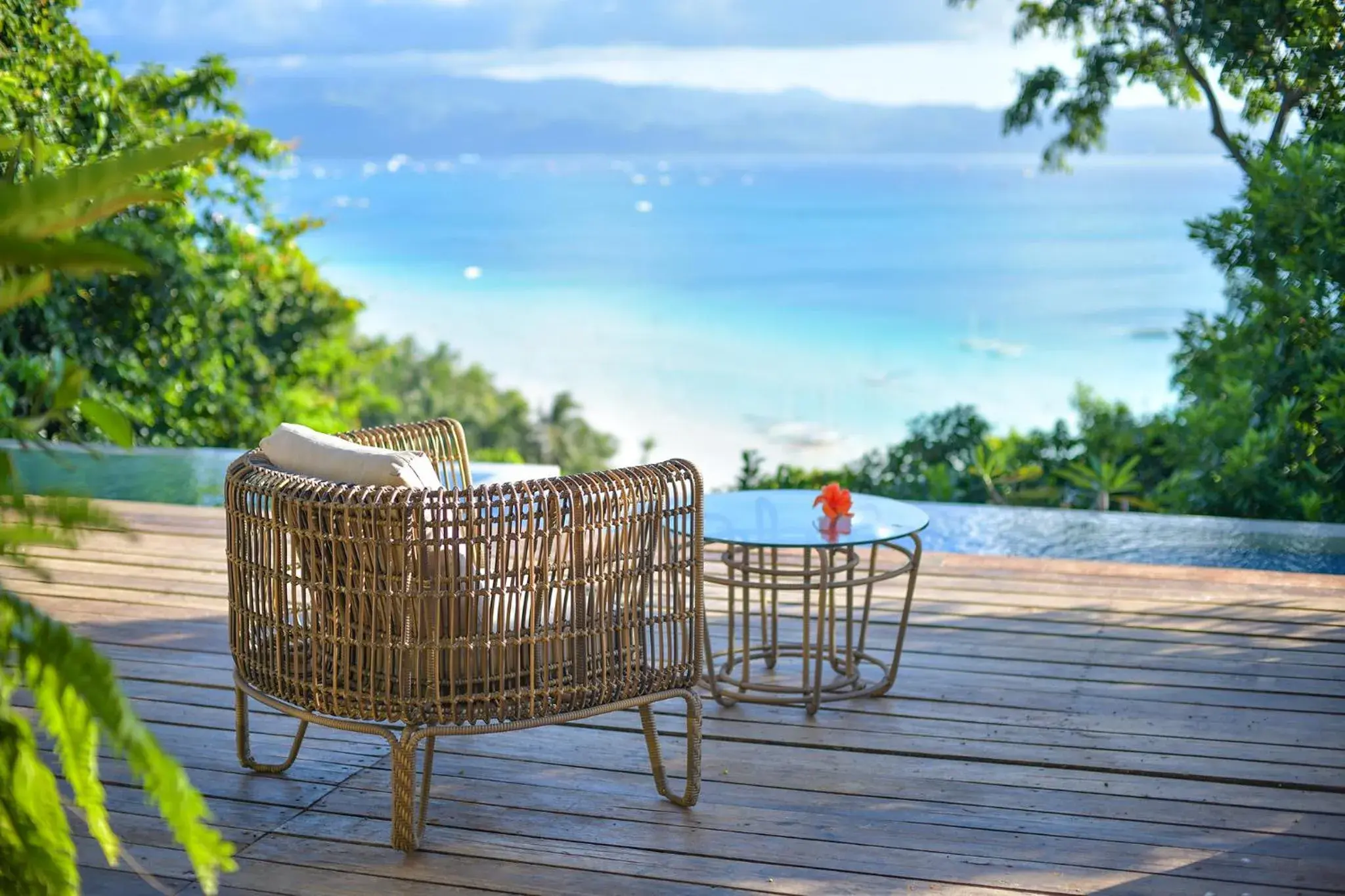 Seating area in Diniview Villa Resort Seating area in Diniview Villa Resort