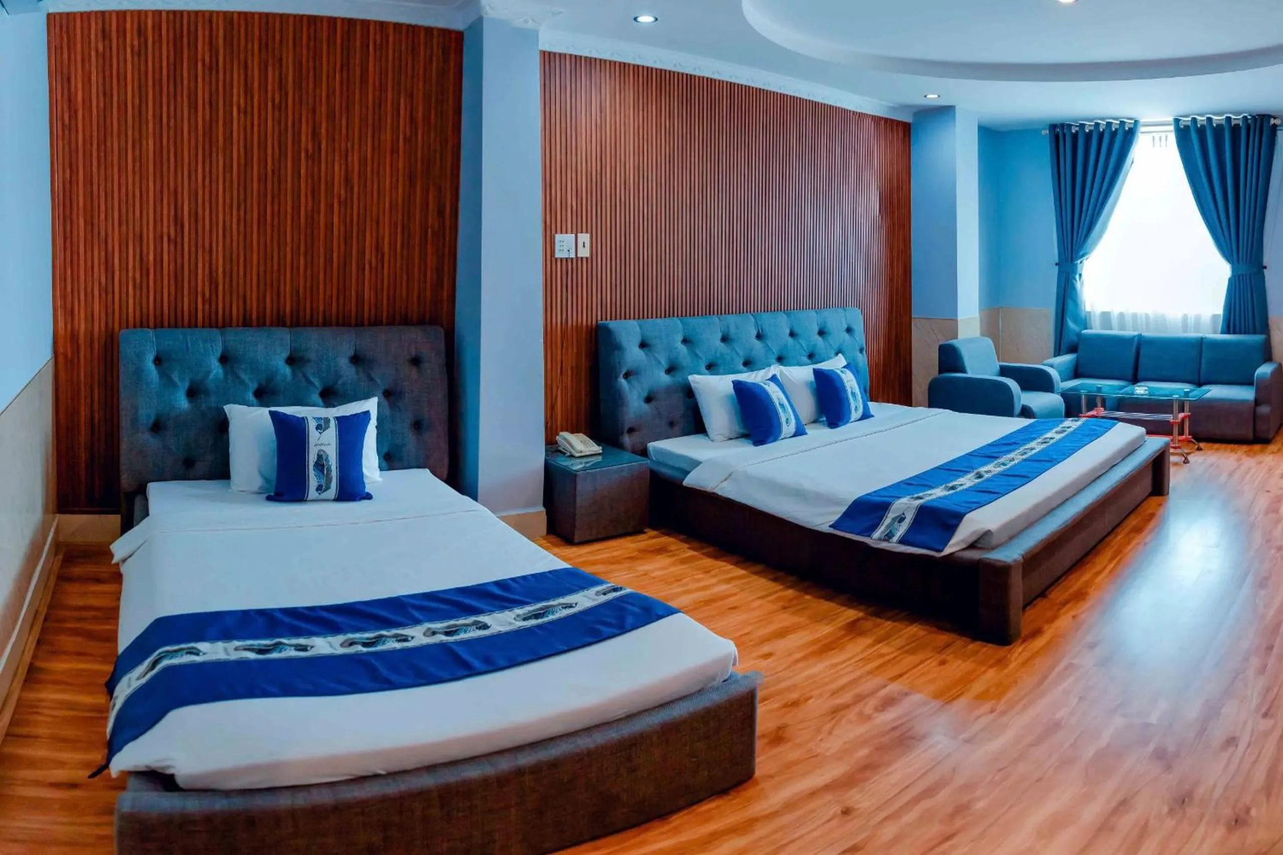 Bed in Linh Phuong 3 Hotel