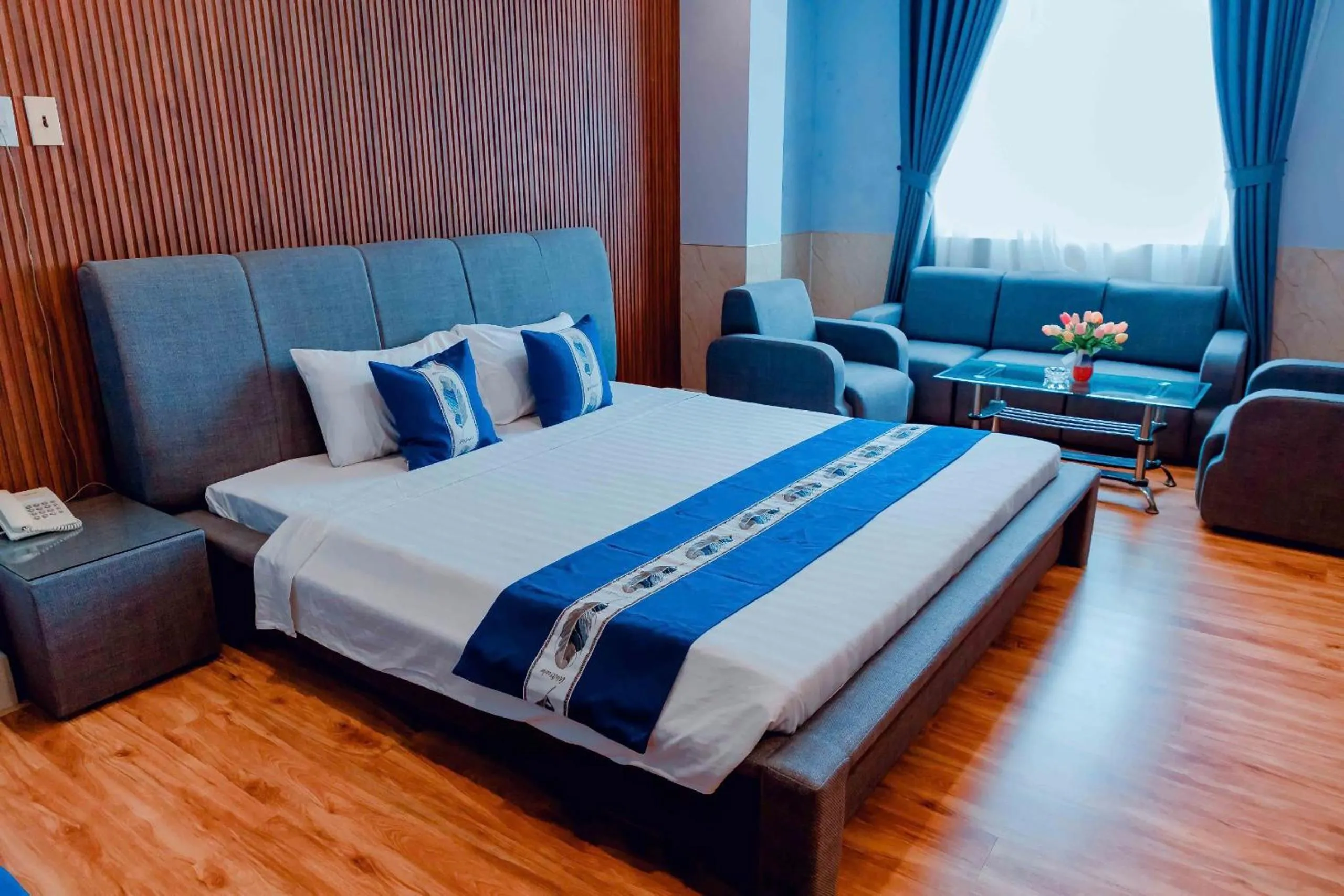 Bed in Linh Phuong 3 Hotel