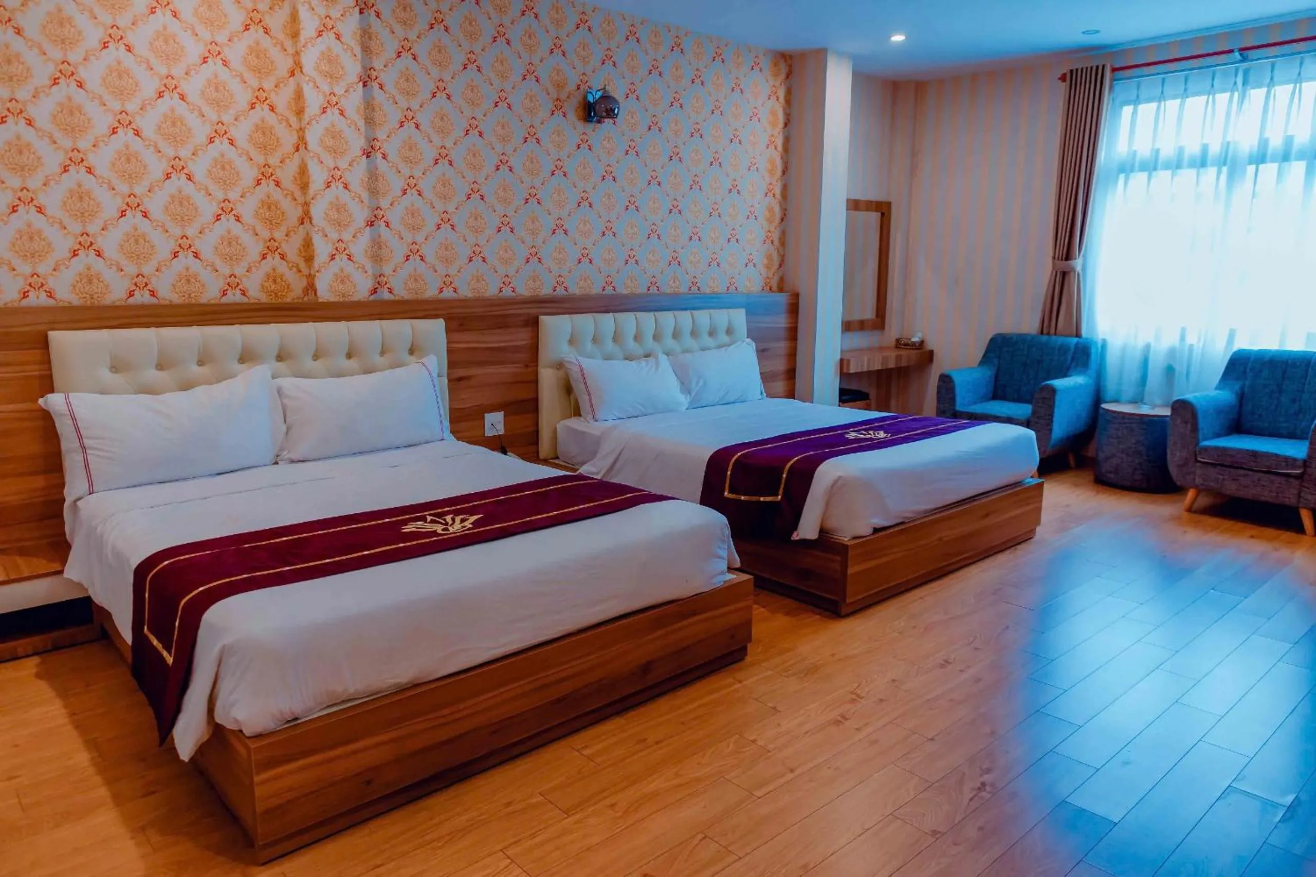 Bed in Linh Phuong 3 Hotel