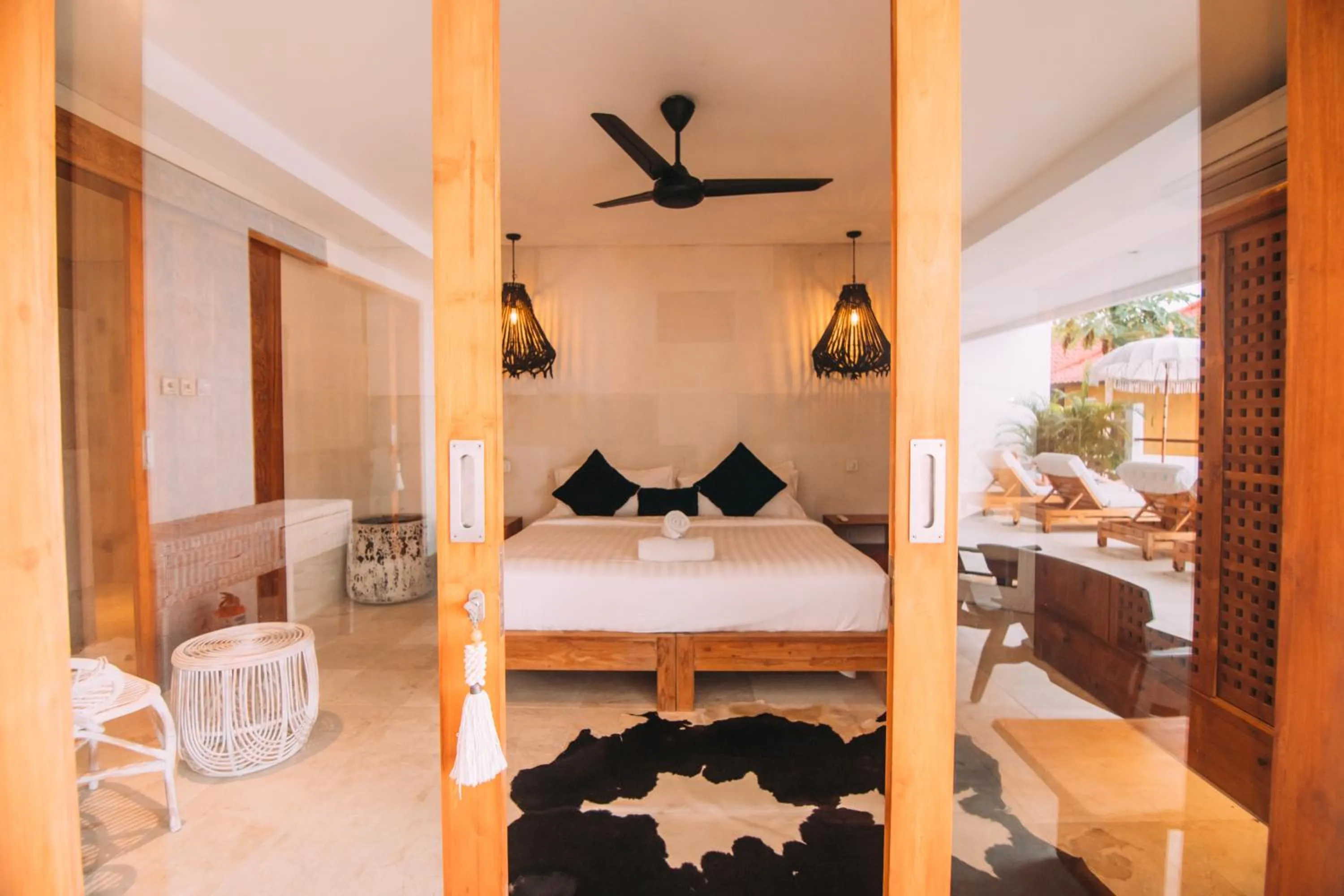 Bedroom, Bed in Aqua Nusa - Luxury Lembongan Villas