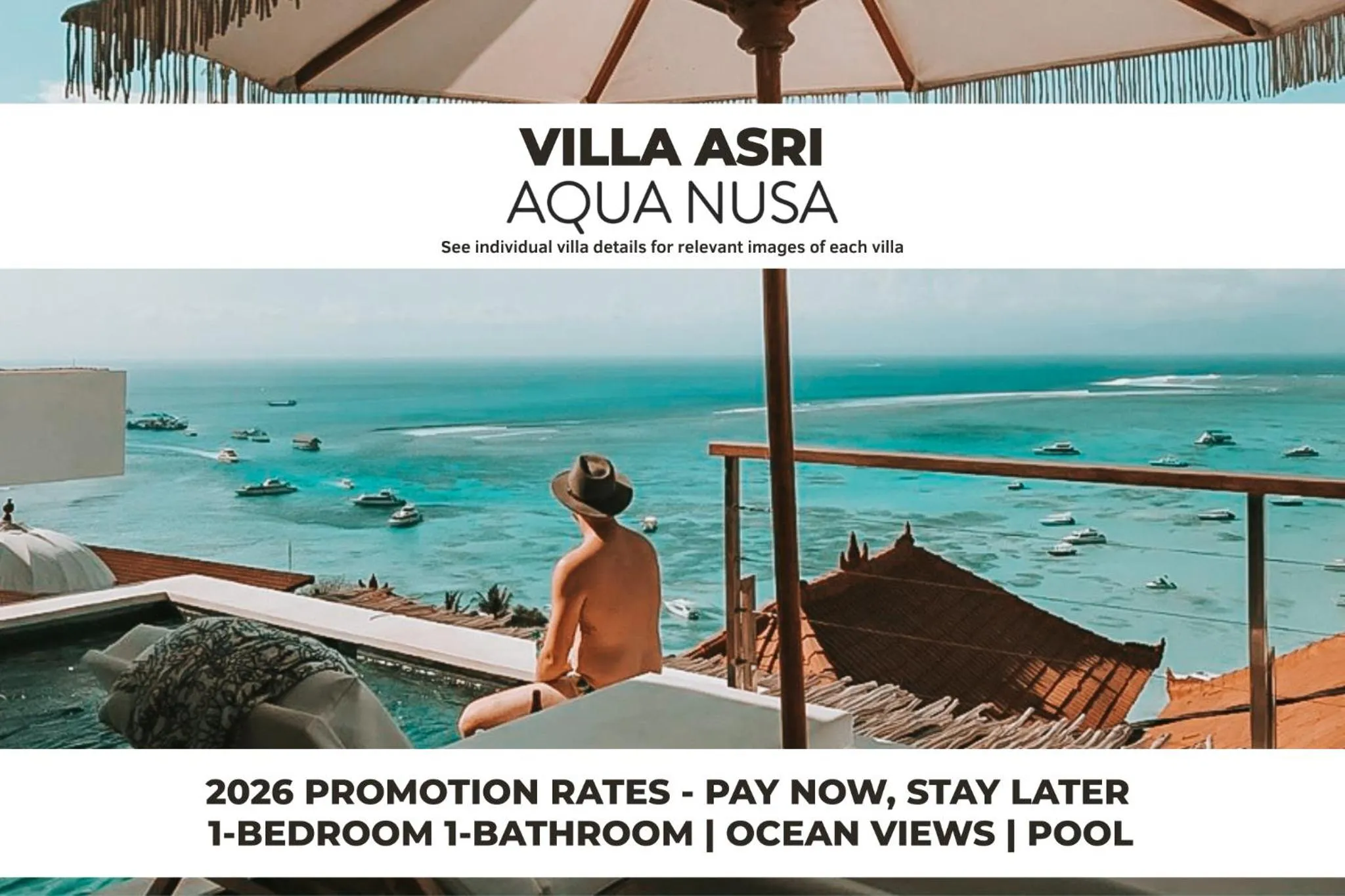 Sea view in Aqua Nusa - Luxury Lembongan Villas