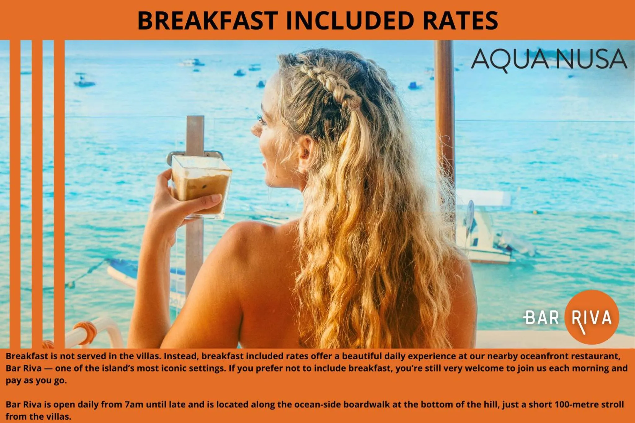 Restaurant/places to eat in Aqua Nusa - Luxury Lembongan Villas