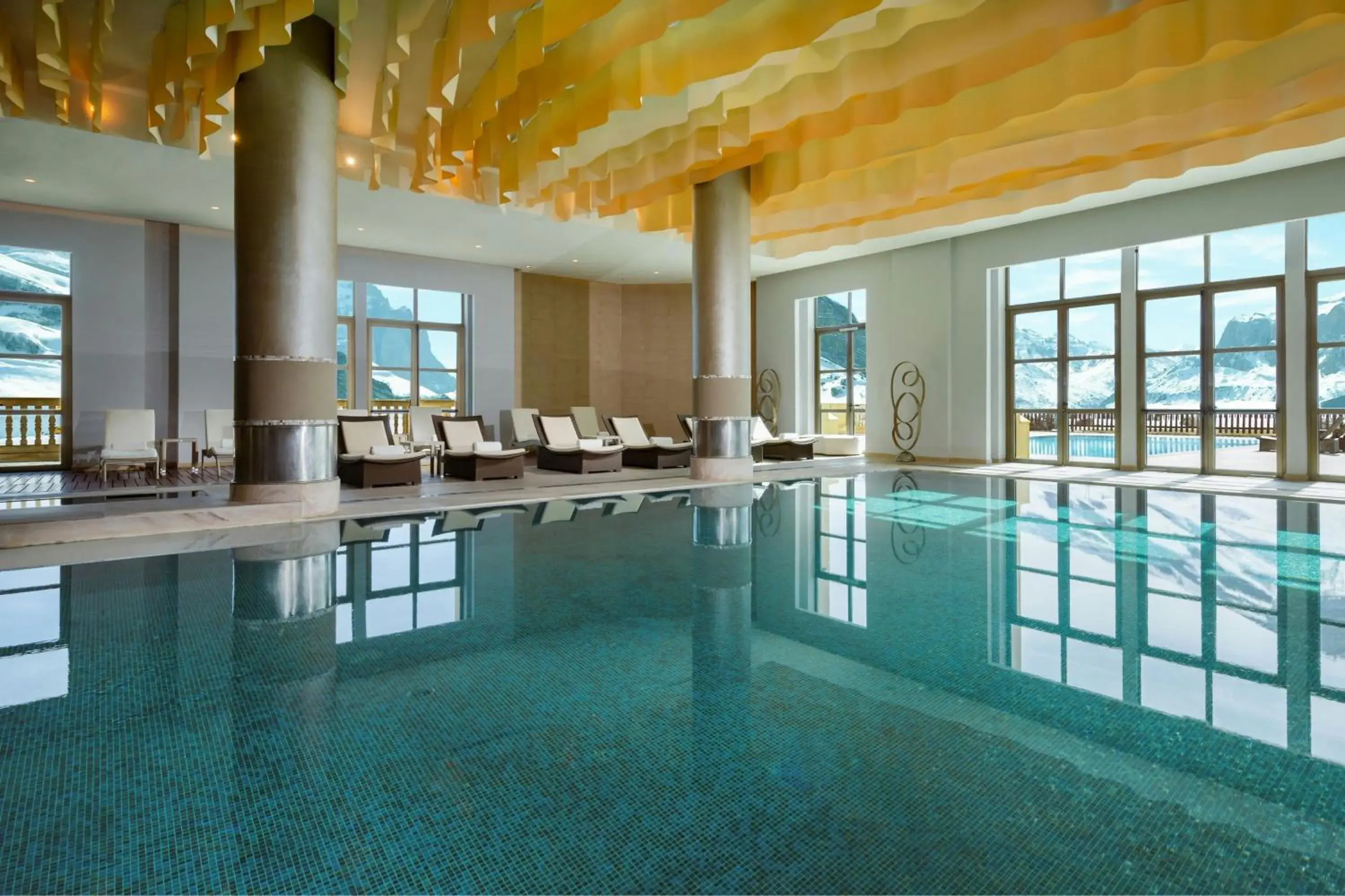Swimming pool in Pik Palace, Shahdag, Autograph Collection Swimming pool in Pik Palace, Shahdag, Autograph Collection