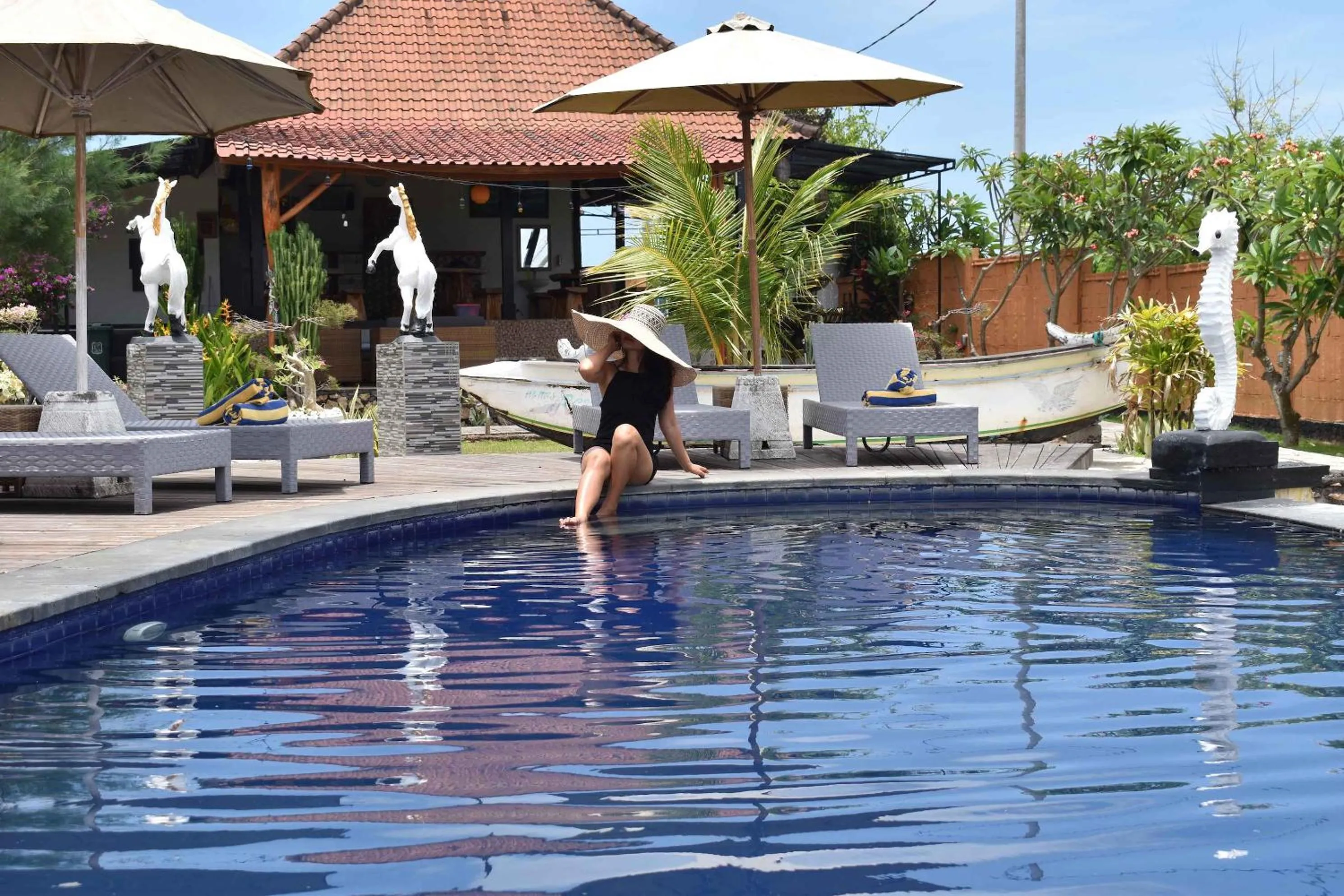 Swimming pool in Bali Belva