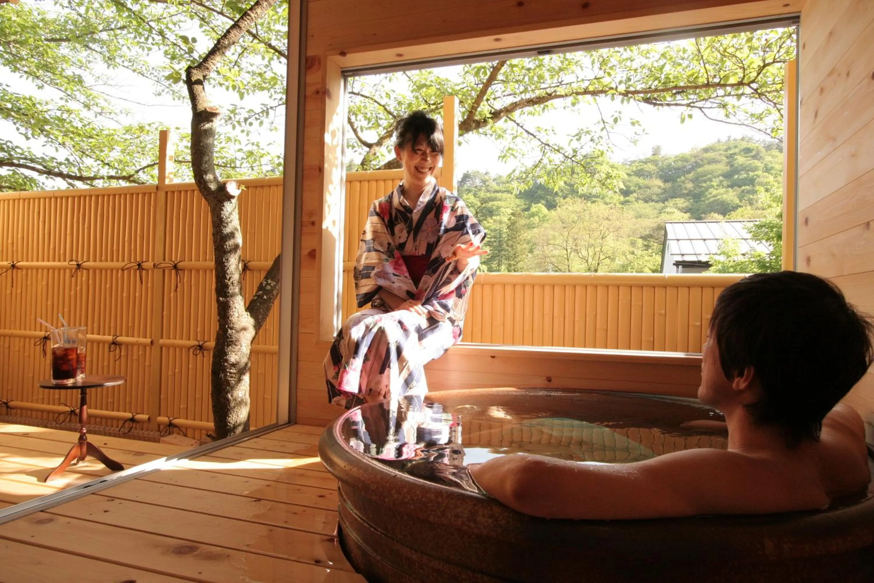 Hot Spring Bath in Shosenkaku
