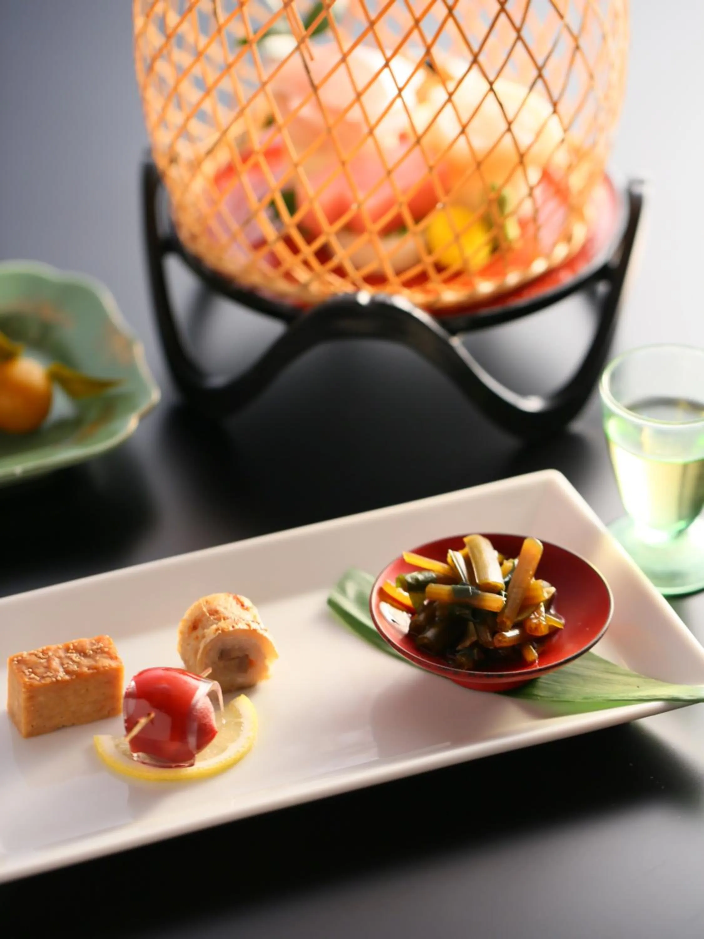 Food close-up in Shosenkaku