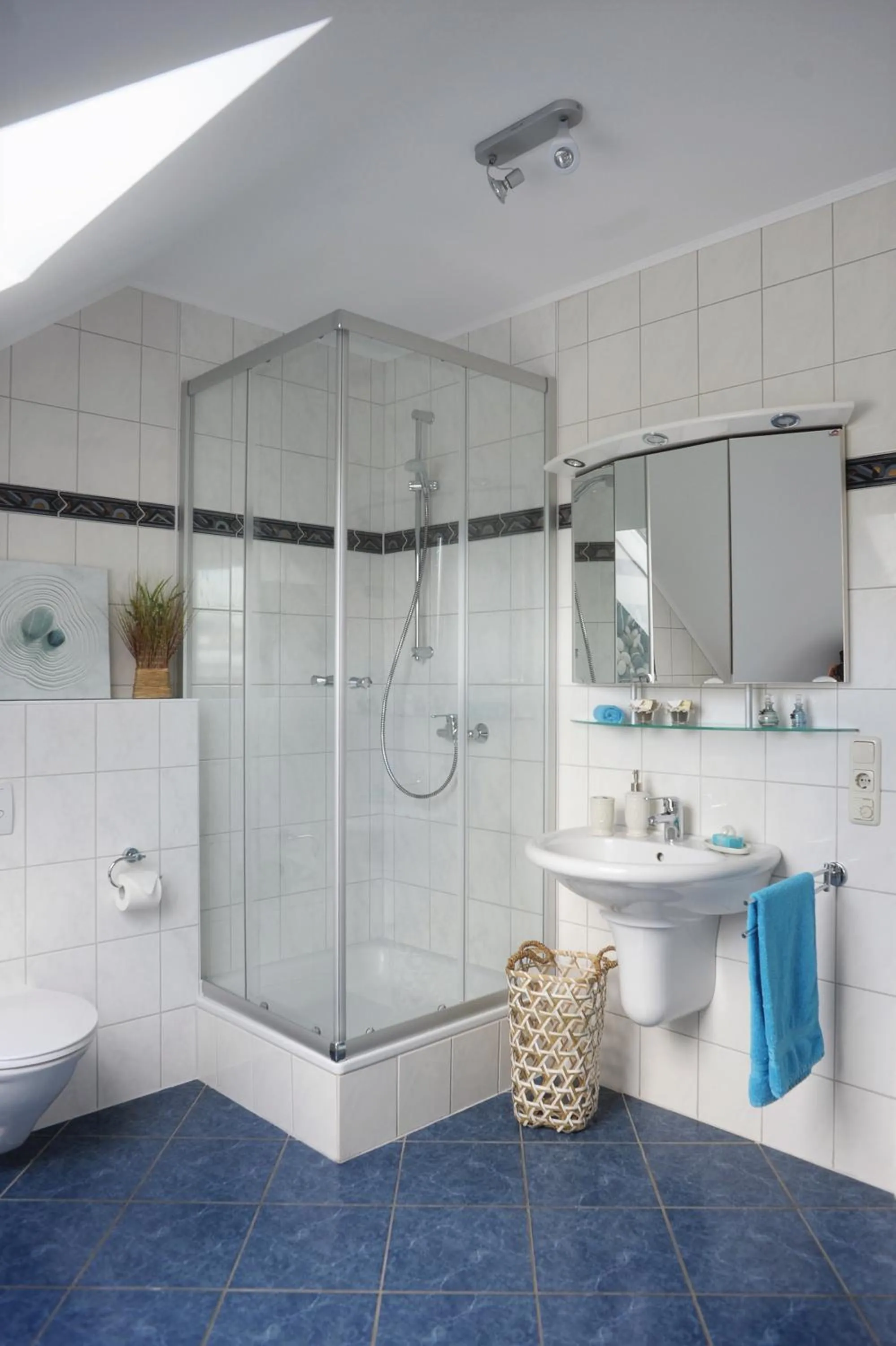 Bathroom in Ferienwohnung Landfein Schalkenmehren