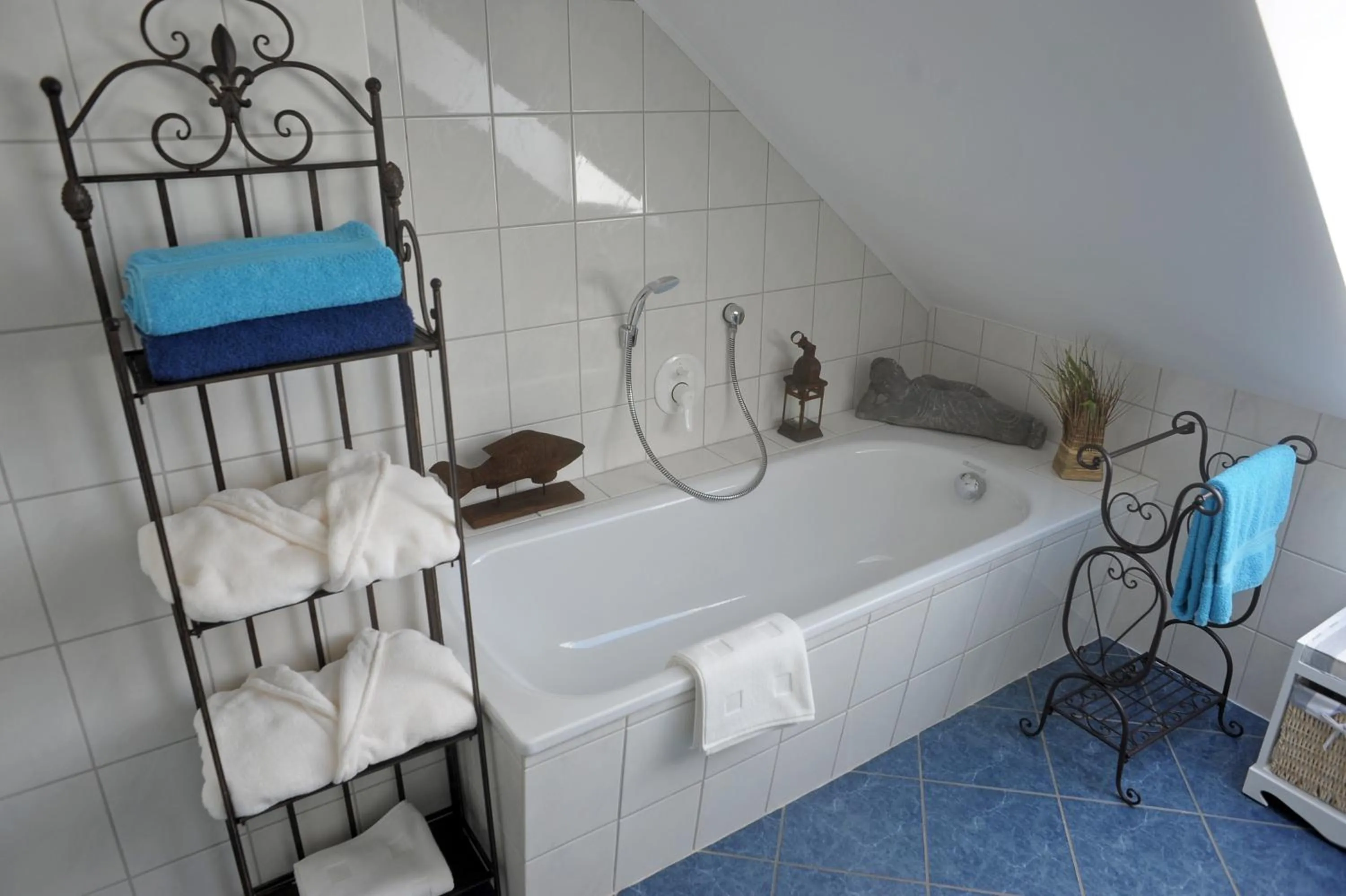 Bathroom in Ferienwohnung Landfein Schalkenmehren